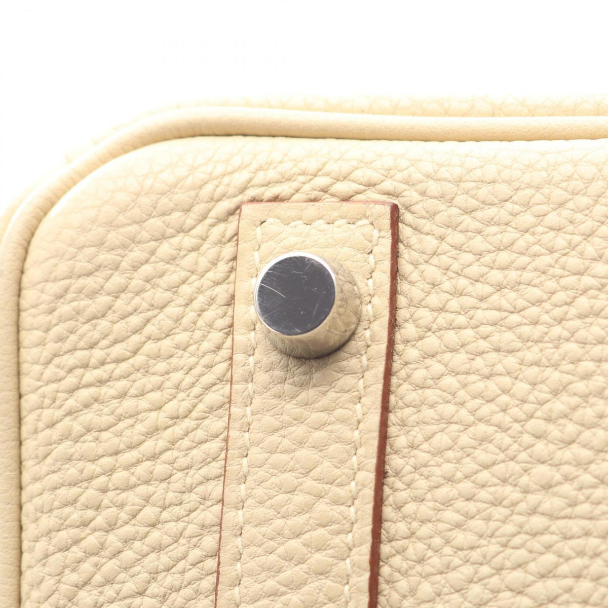 Hermes Ivory Togo Leather Handbag (Pre-Owned)