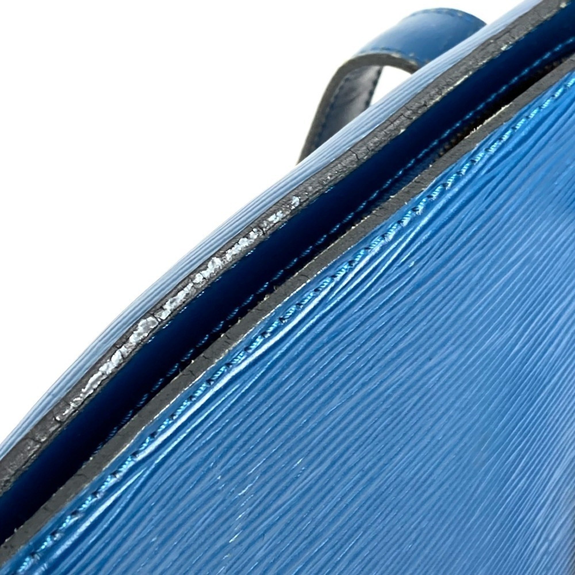 Louis Vuitton Blue Toledo Blue Epi Leather Shoulder Bag Tote Bag (Pre-Owned)
