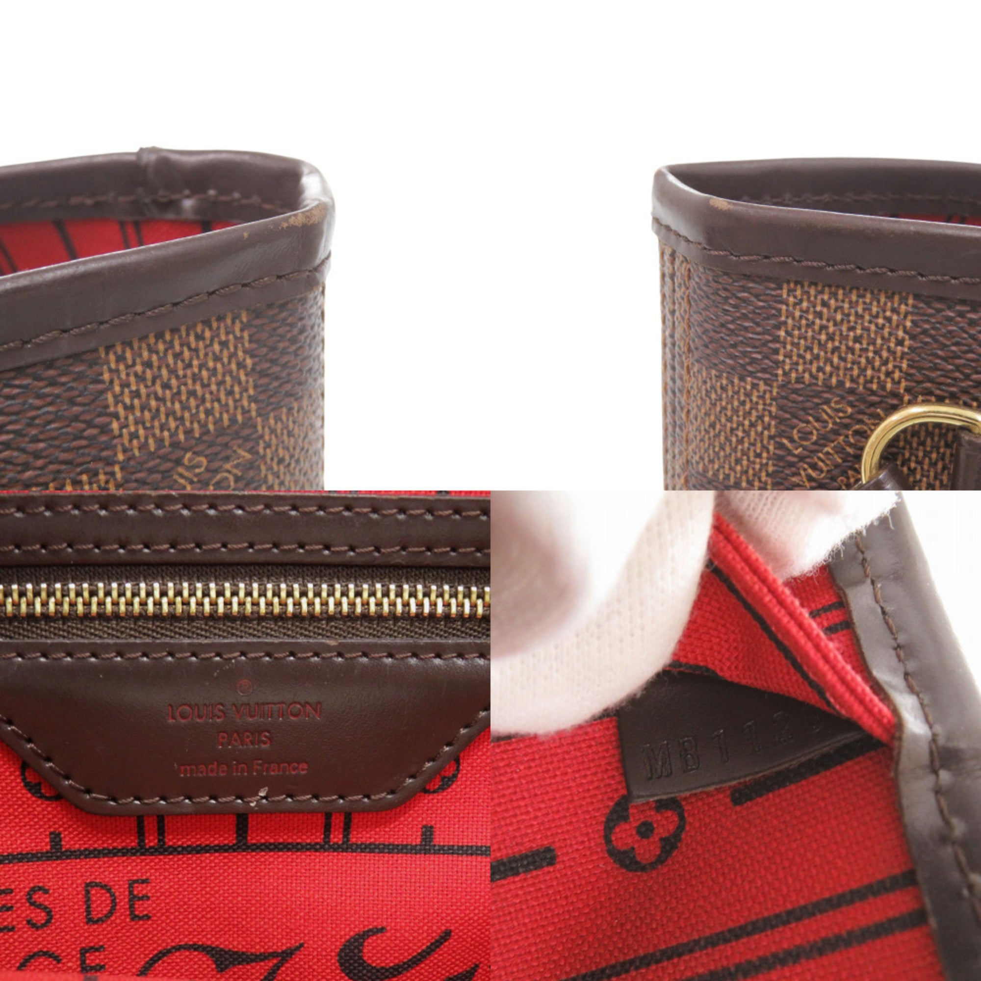 Louis Vuitton Cerise Damier Canvas Damier Canvas Tote Bag (Pre-Owned)