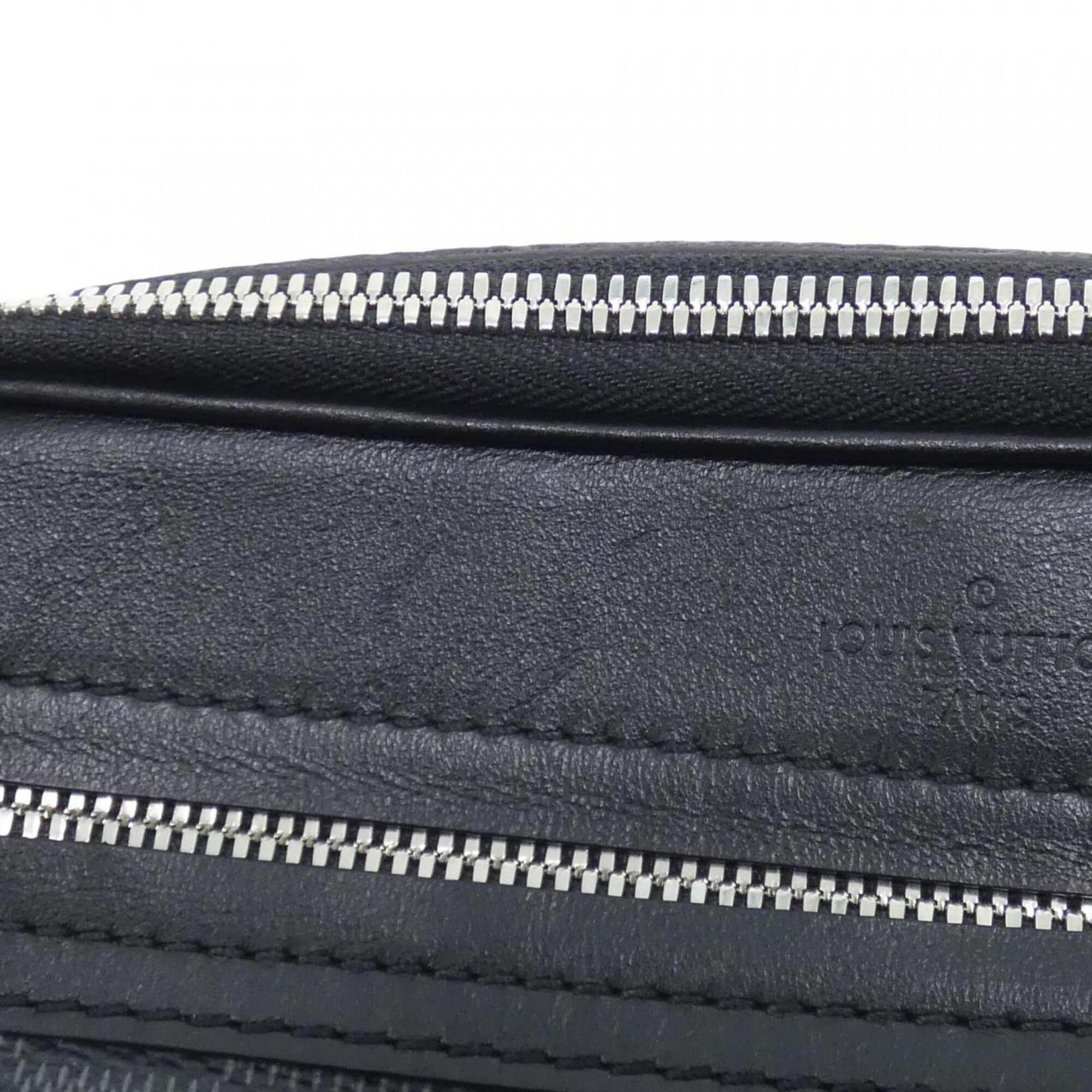 Louis Vuitton Damier Graphite Graphite Coated Canvas Pouch Shoulder Bag (Pre-Owned)