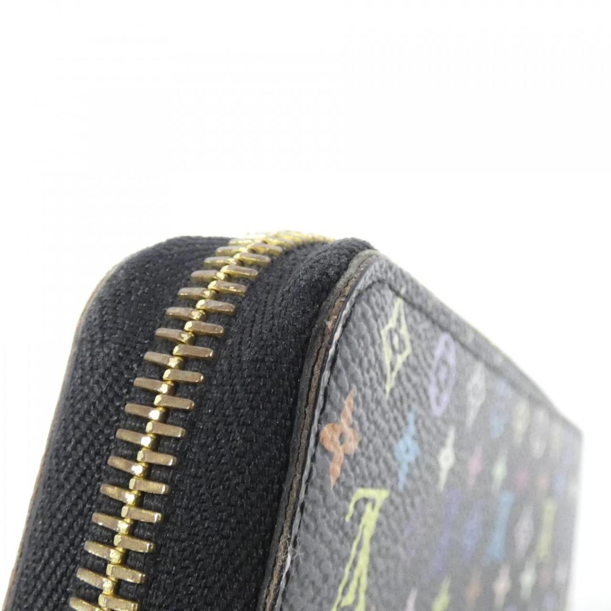 Louis Vuitton Black Grenade Multi-Color Coated Canvas Long Wallet (Bi-Fold) (Pre-Owned)