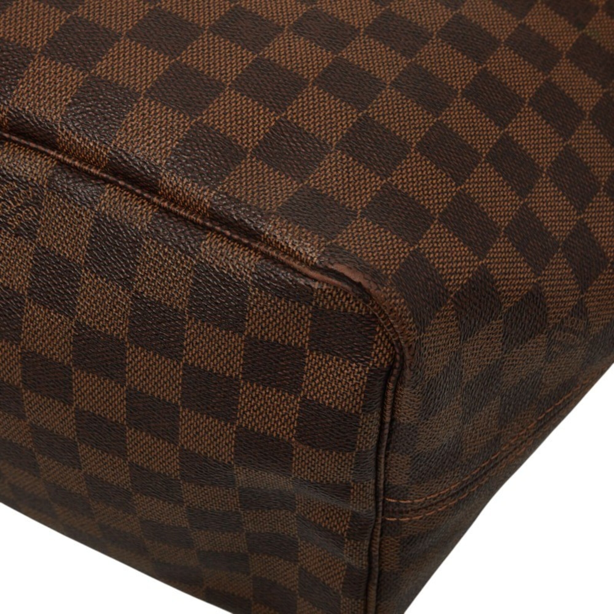 Louis Vuitton Brown Pvc Leather Shoulder Bag Tote Bag (Pre-Owned)
