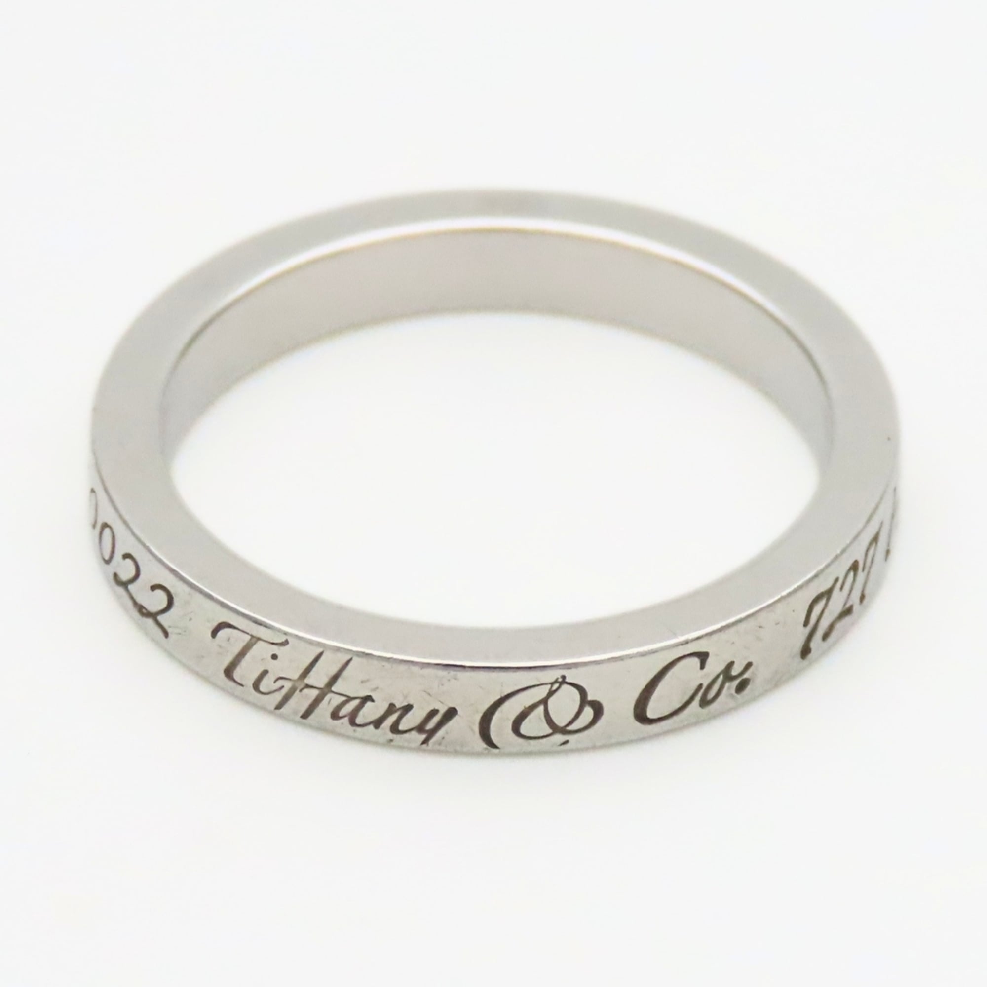 Tiffany Silver Silver 925 Band Ring (Pre-Owned)