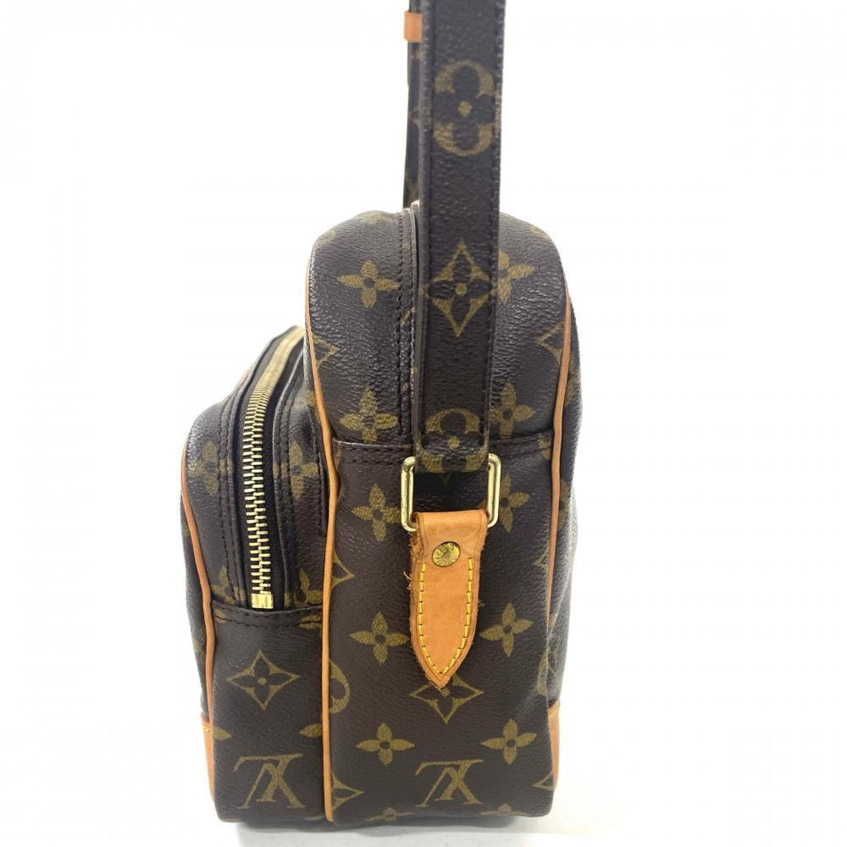 Louis Vuitton Brown Monogram Canvas Shoulder Bag (Pre-Owned)