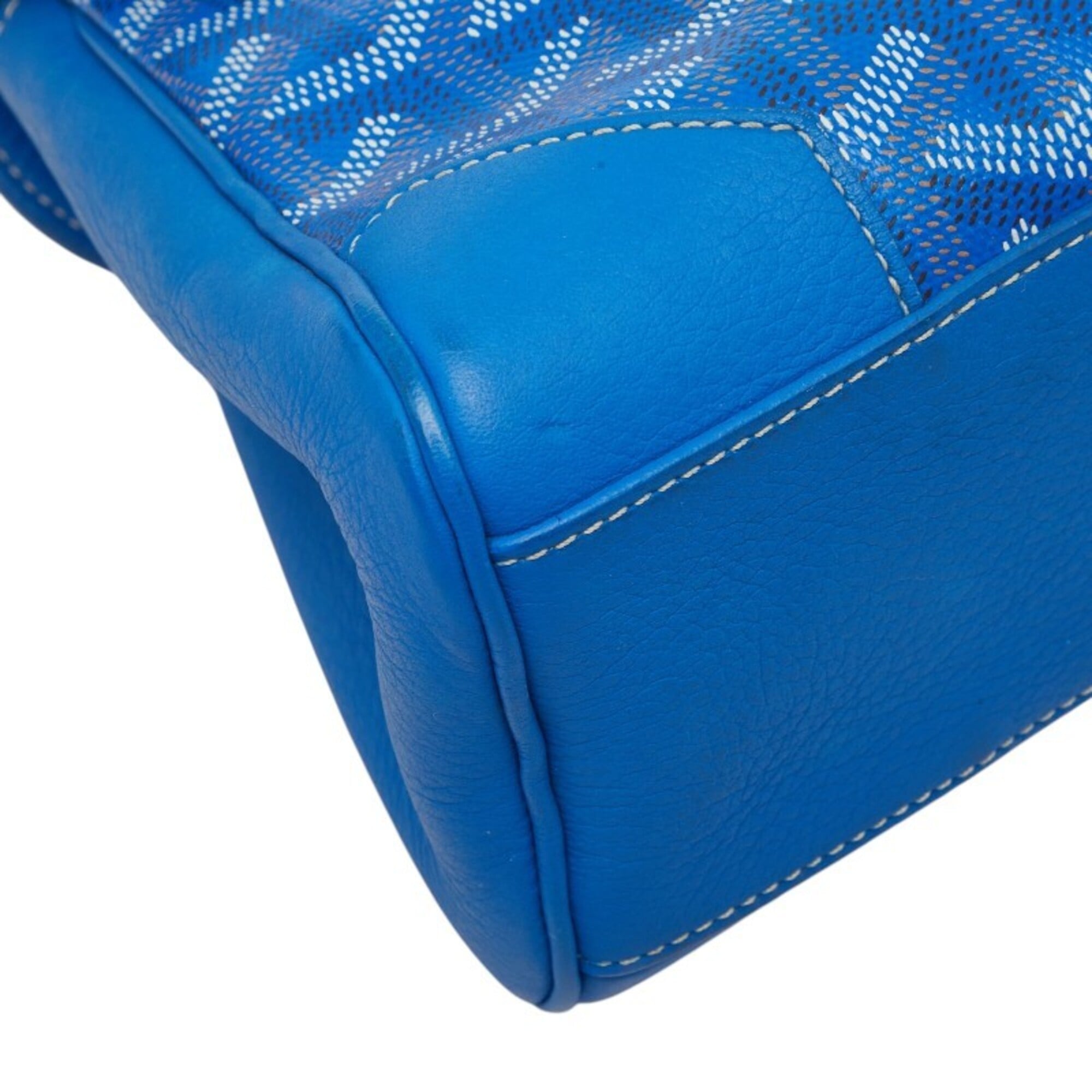 Goyard Blue Pvc Leather Handbag (Pre-Owned)