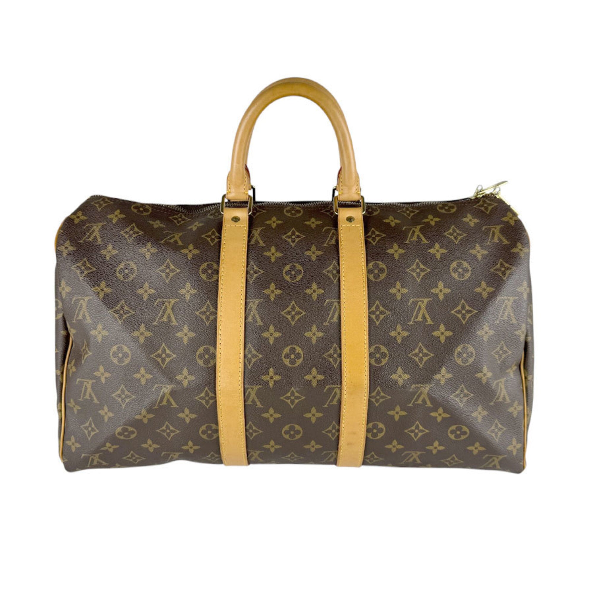 Louis Vuitton Brown Monogram Monogram Boston Bag Handbag (Pre-Owned)