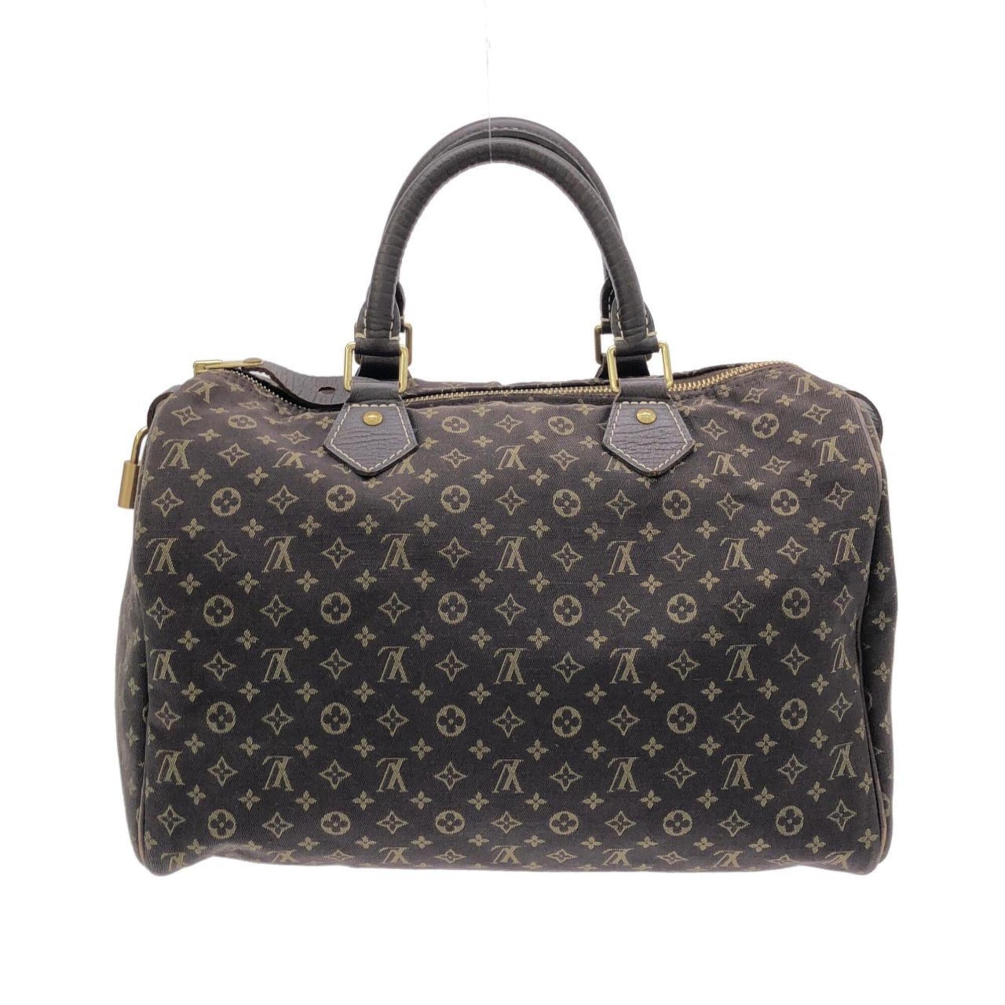 Louis Vuitton Monogram Mini Ebene Canvas Boston Bag (Pre-Owned)