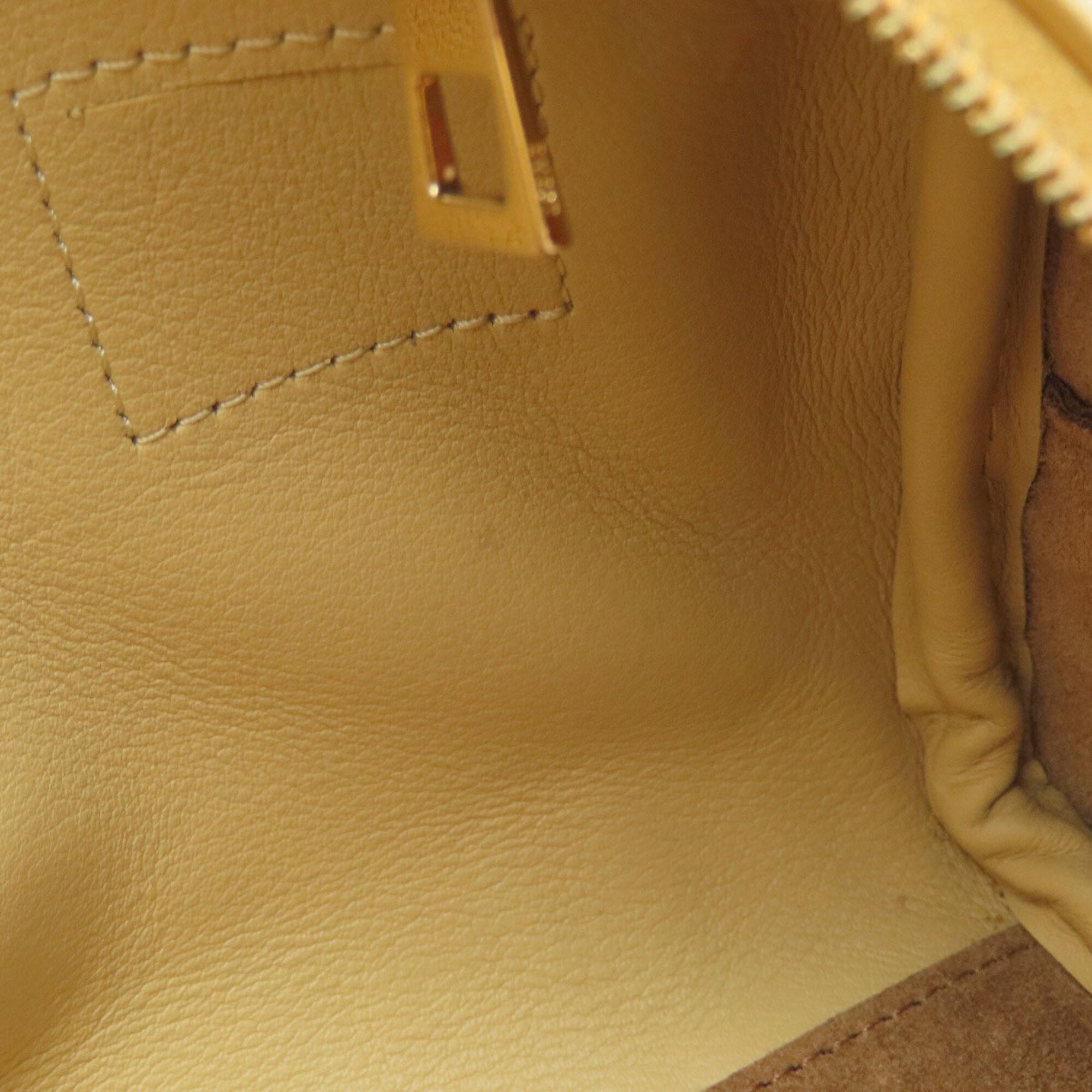 Loewe Amazona Yellow Leather Handbag (Pre-Owned)