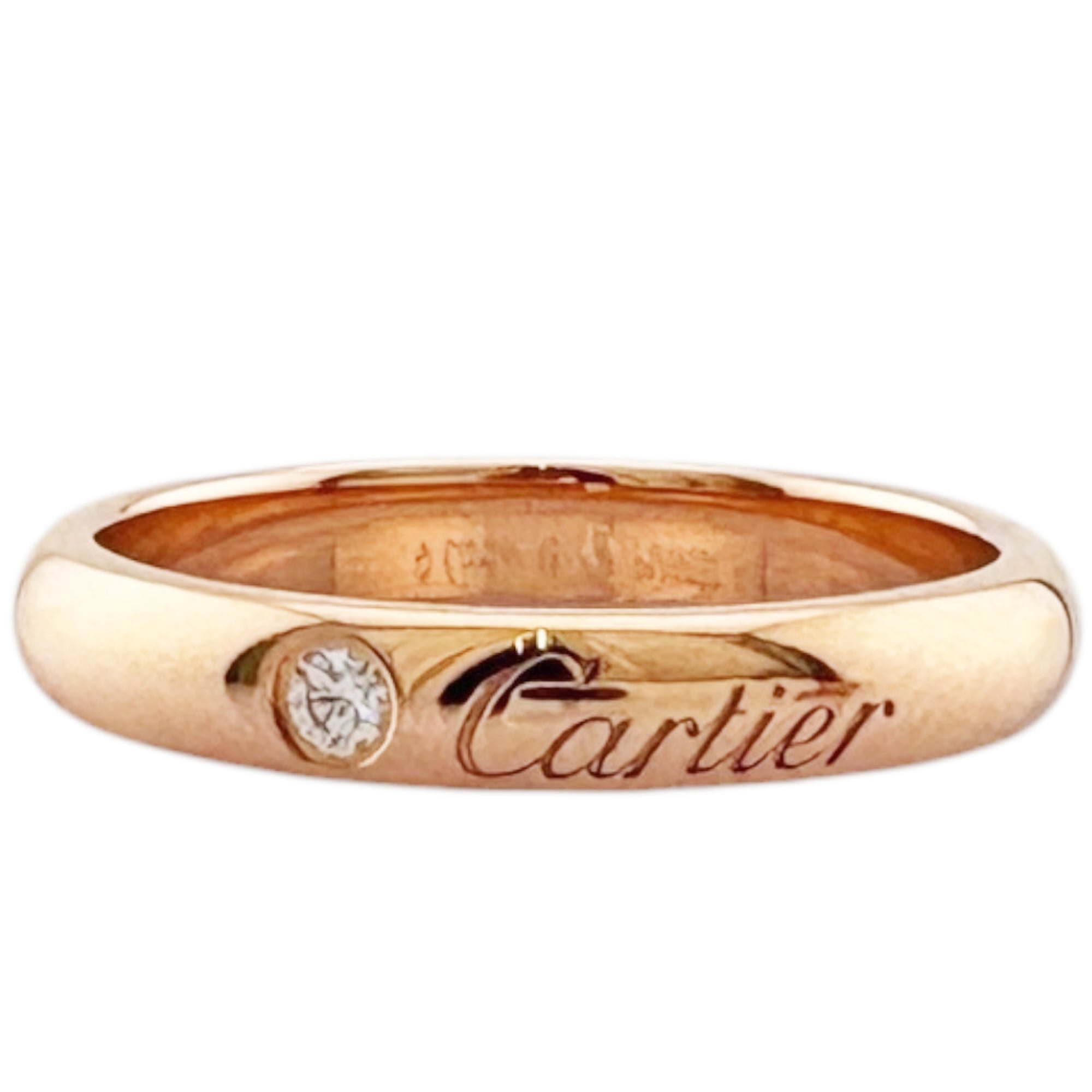 Cartier Pink Gold Pink Gold (18K) Band Ring (Pre-Owned)