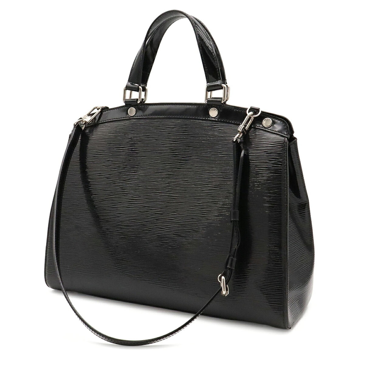Louis Vuitton Black Noir Epi Leather Handbag Shoulder Bag (Pre-Owned)