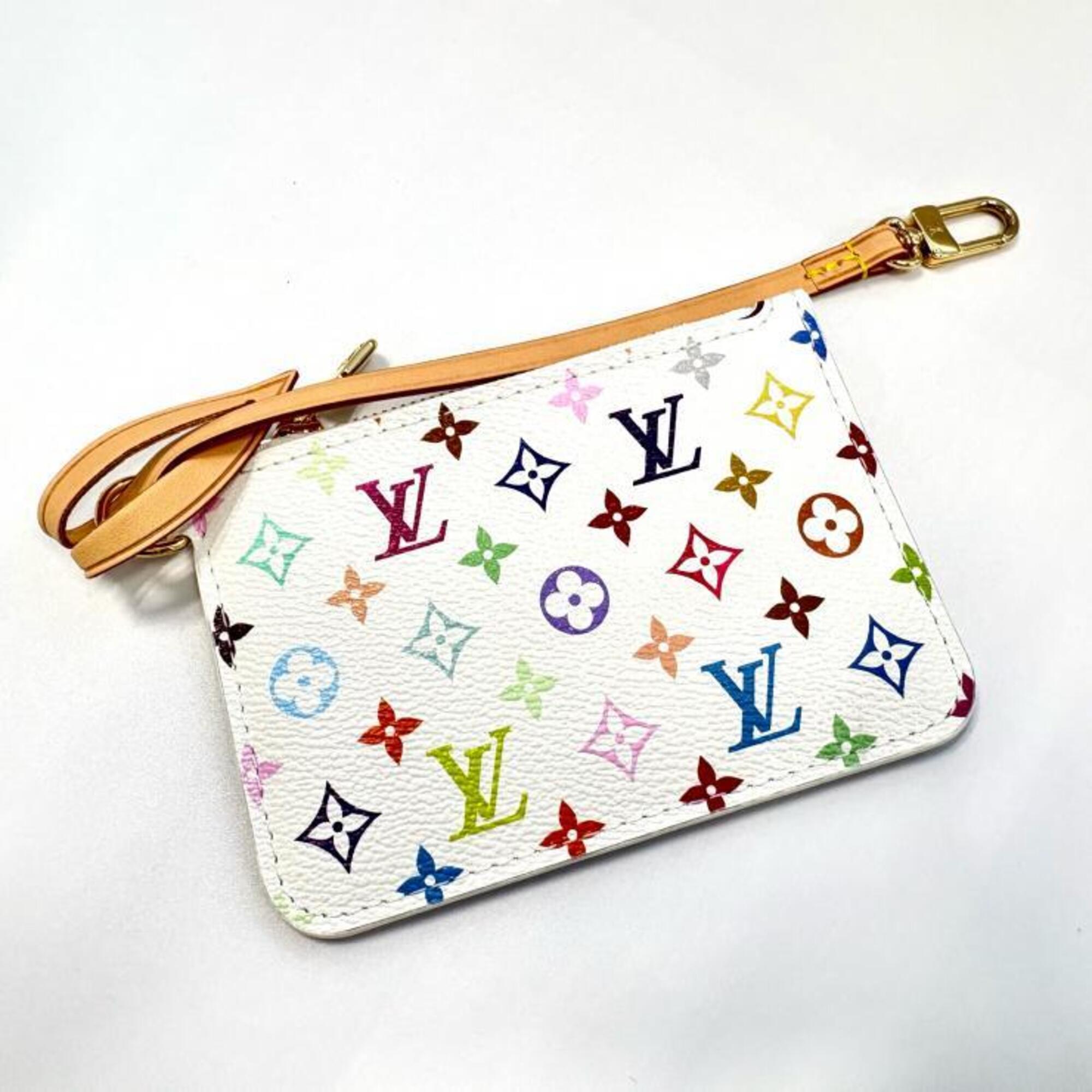 Louis Vuitton Monogram Multi-Color White Monogram Pouch Shoulder Bag (Pre-Owned)
