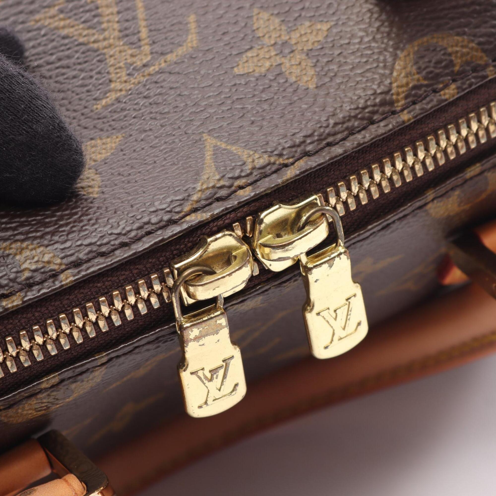 Louis Vuitton Monogram Brown Monogram Leather Handbag (Pre-Owned)