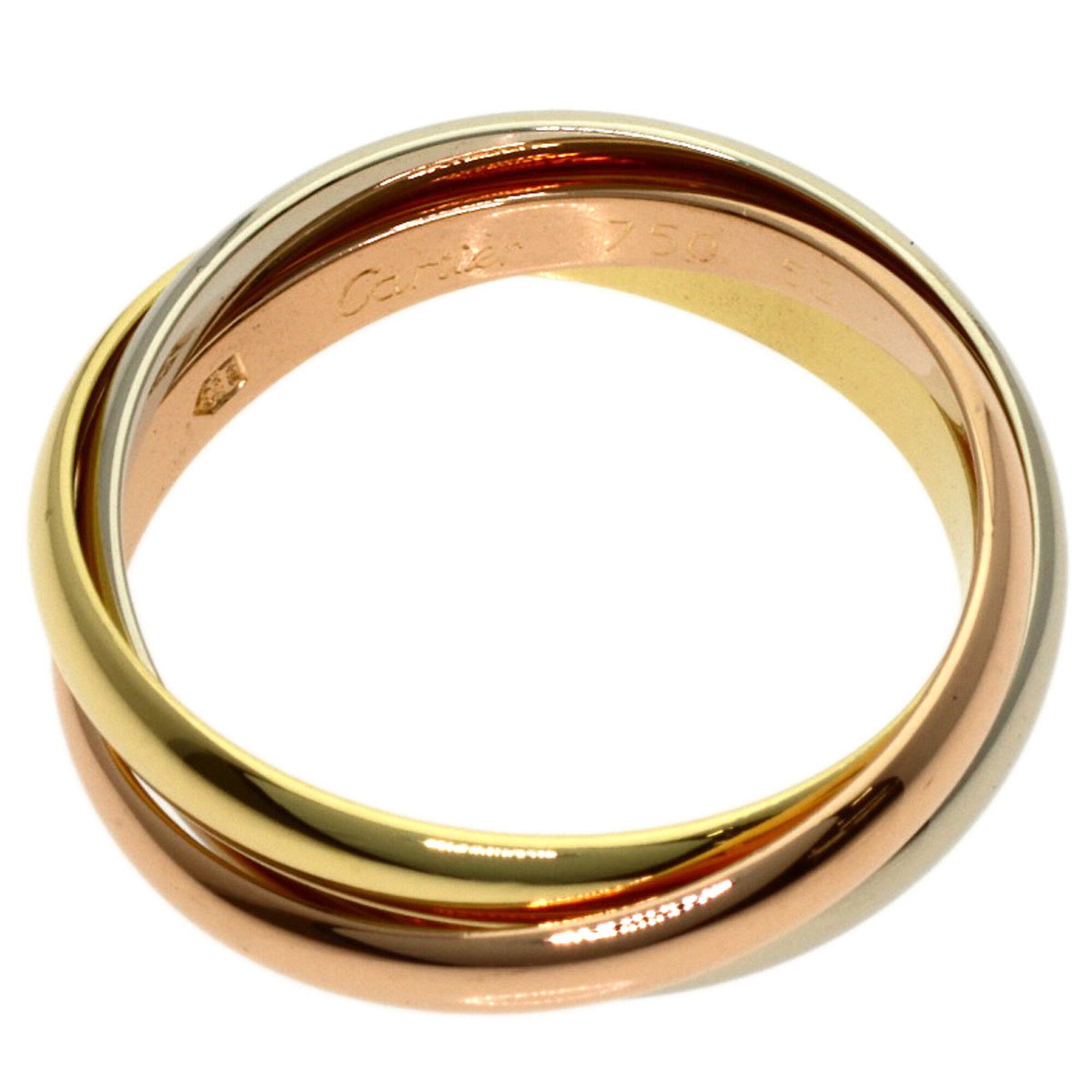Cartier Yellow Gold (18K) Pink Gold (18K) White Gold (18K) Band Ring (Pre-Owned)