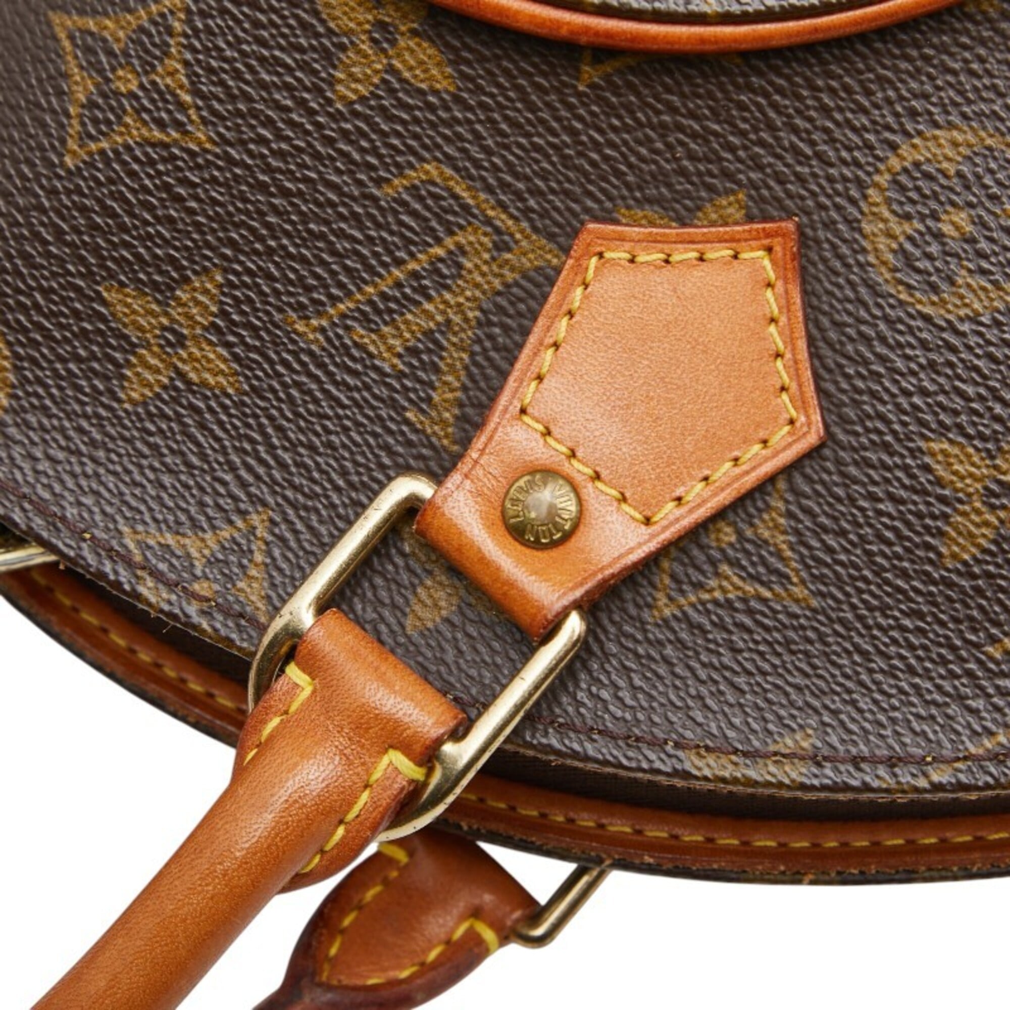 Louis Vuitton Brown Pvc Leather Handbag (Pre-Owned)