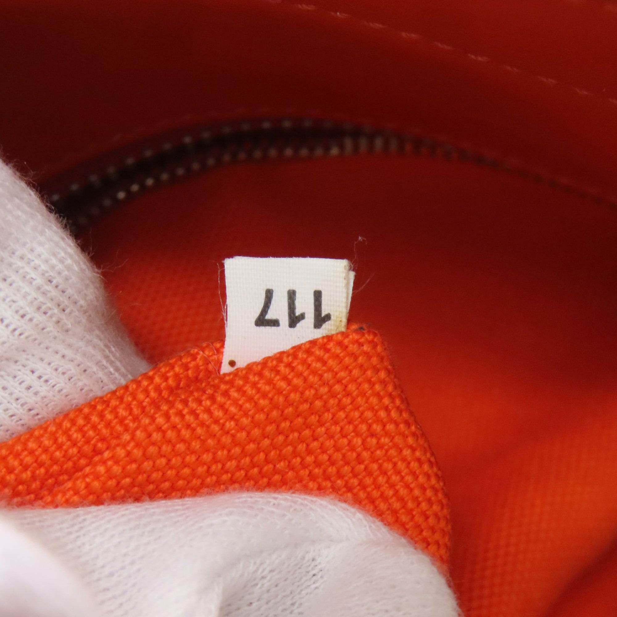 Prada Orange Canvas Handbag (Pre-Owned)