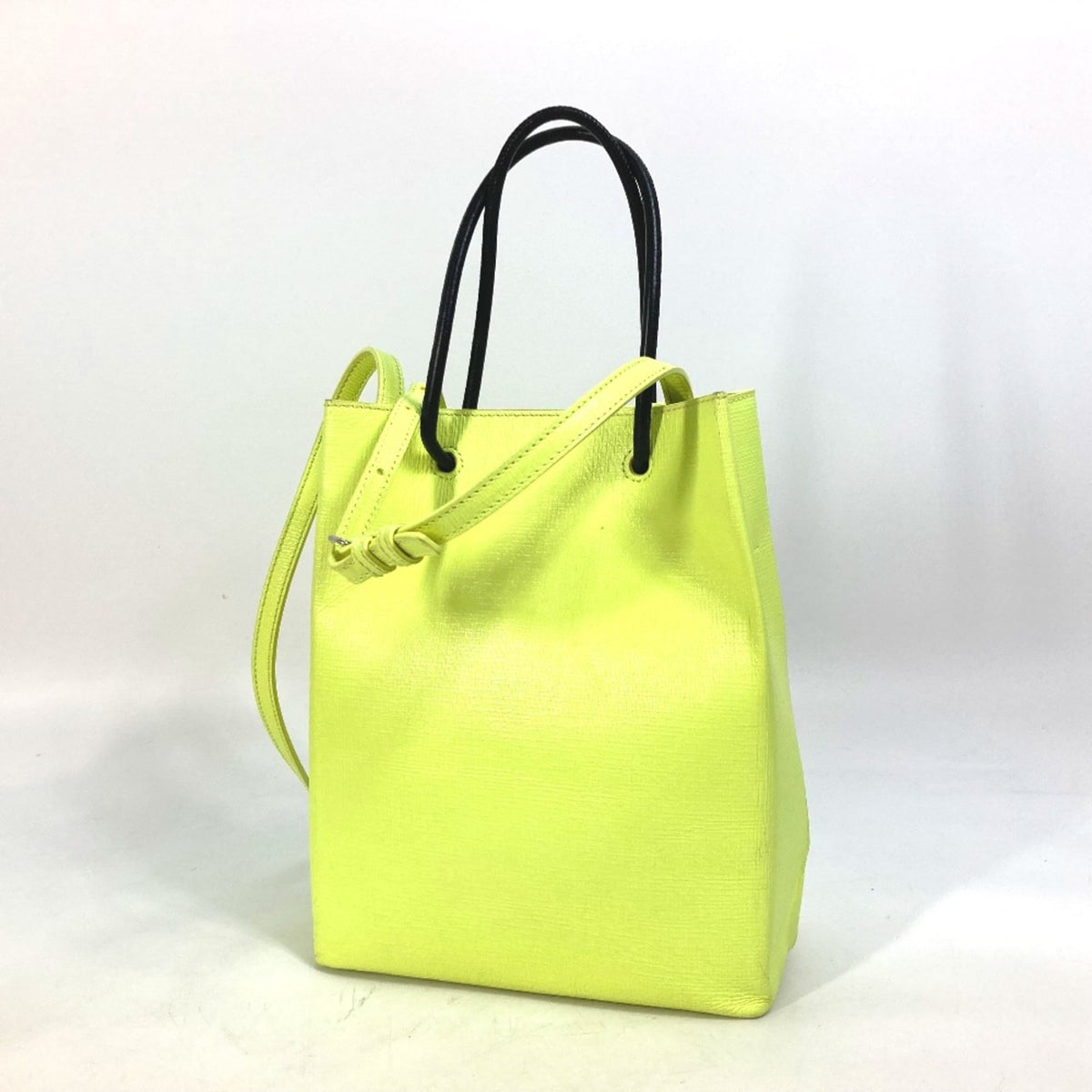 Balenciaga Yellow Leather Tote Bag (Pre-Owned)