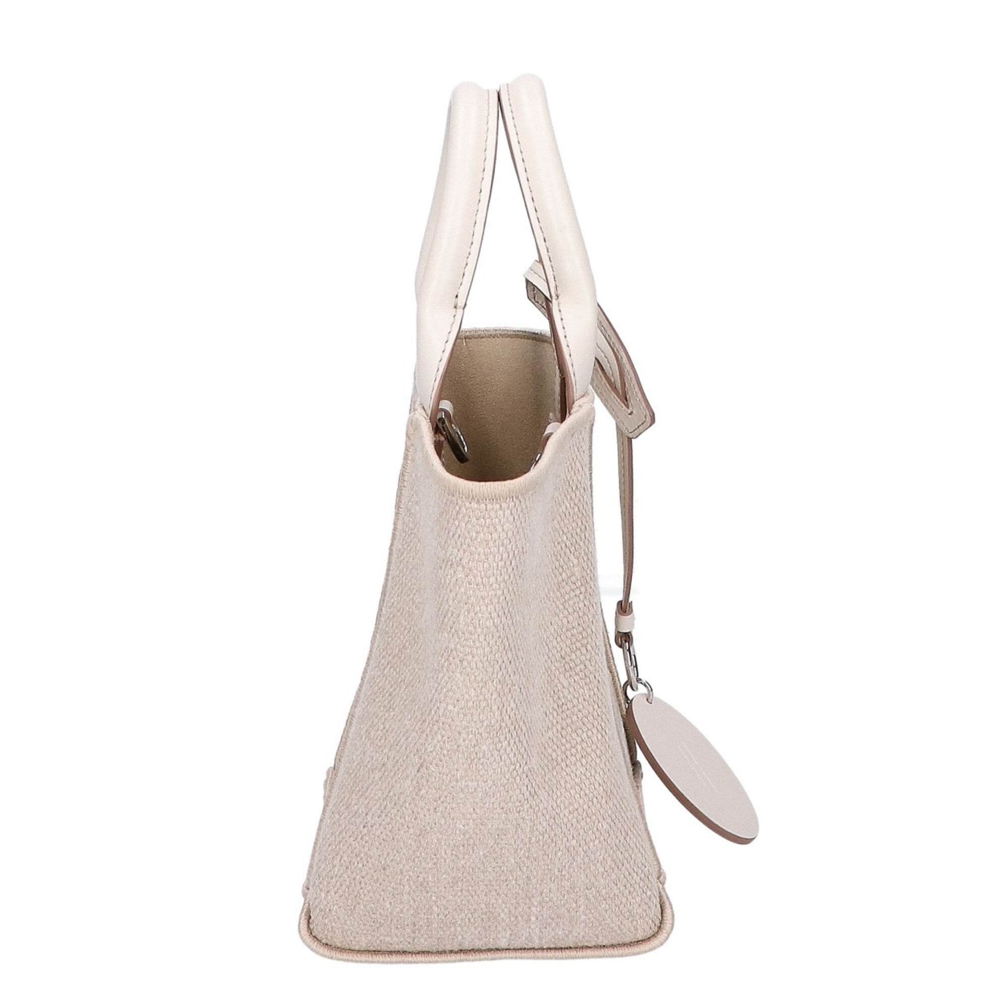 Tod's Beige Linen Tote Bag (Pre-Owned)