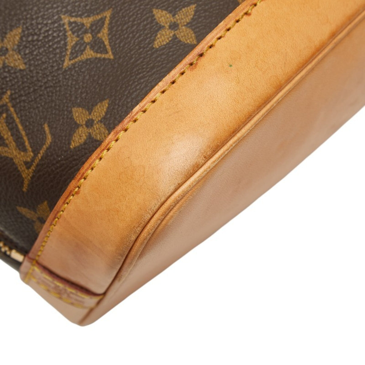 Louis Vuitton Brown Pvc Leather Handbag (Pre-Owned)