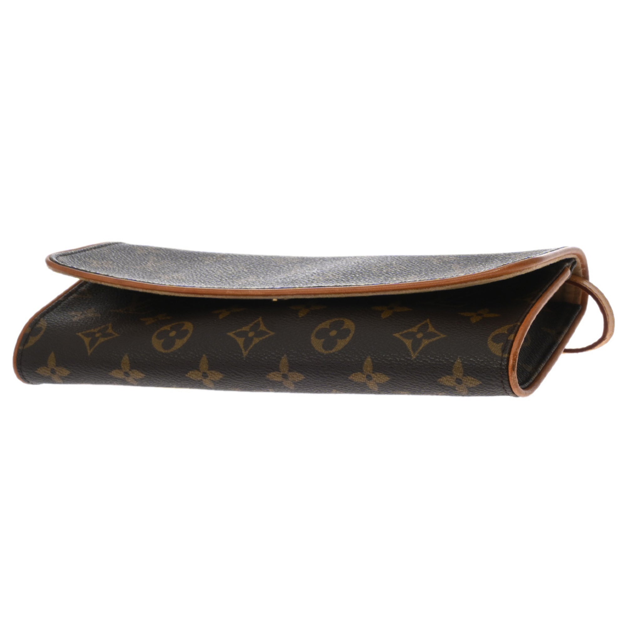 Louis Vuitton Monogram Brown Monogram Pochette Shoulder Bag (Pre-Owned)