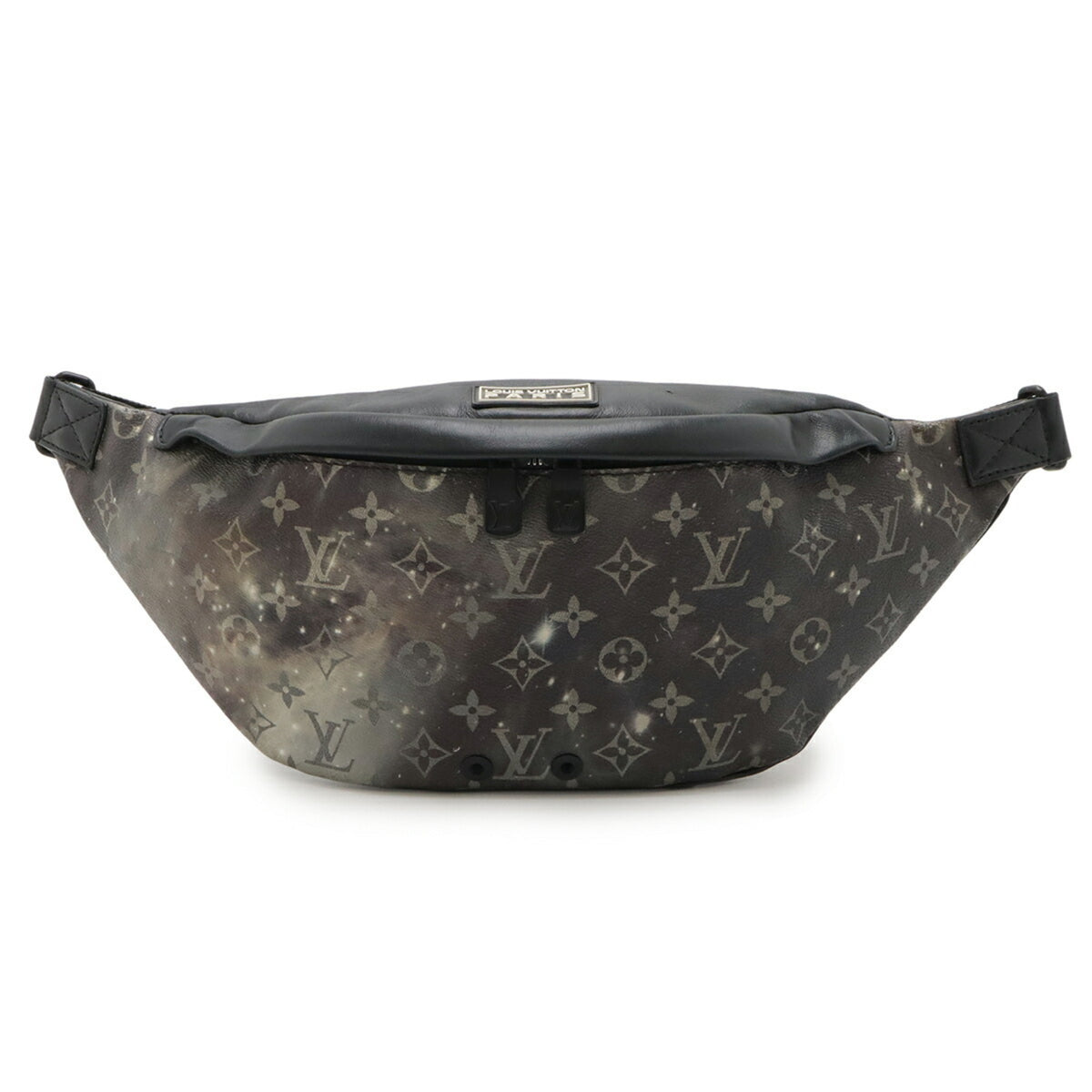 Louis Vuitton Black Gray Multi-Color Monogram Leather Pouch (Pre-Owned)