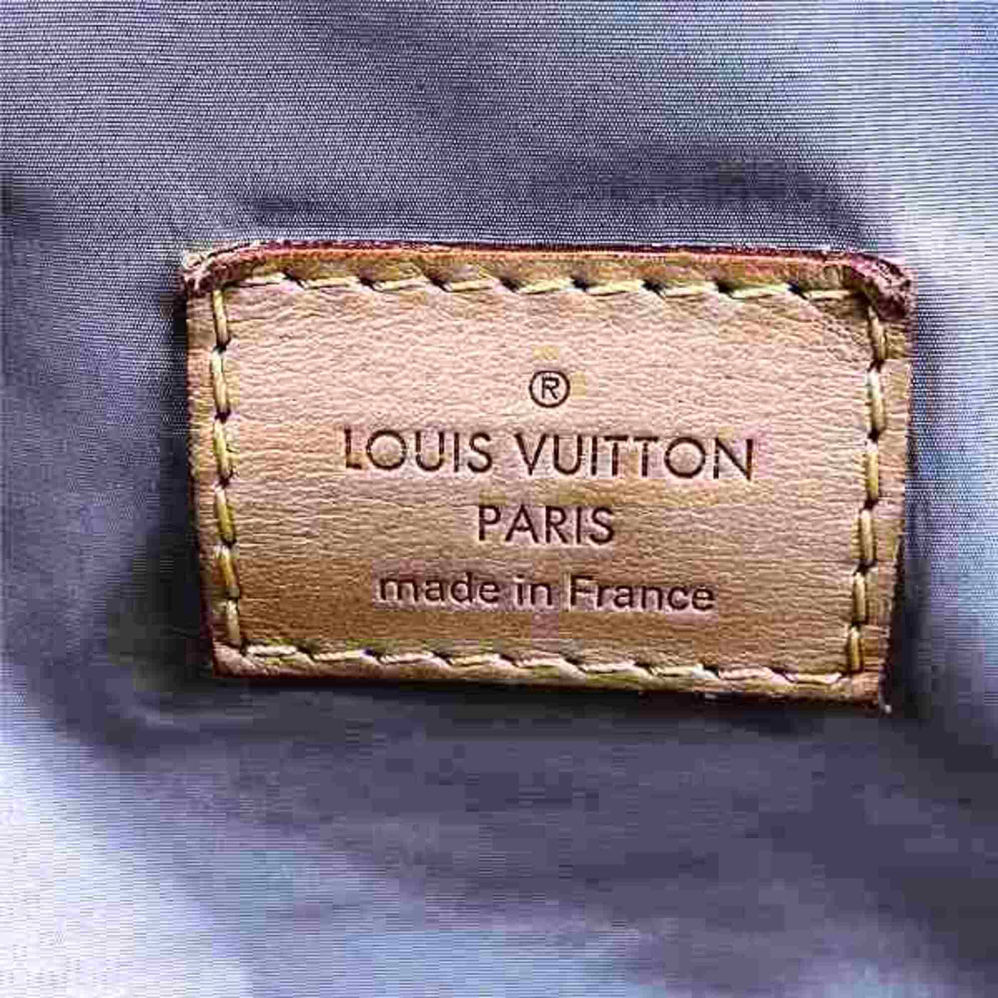 Louis Vuitton Brown Damier Geant Leather Handbag Messenger Bag (Pre-Owned)