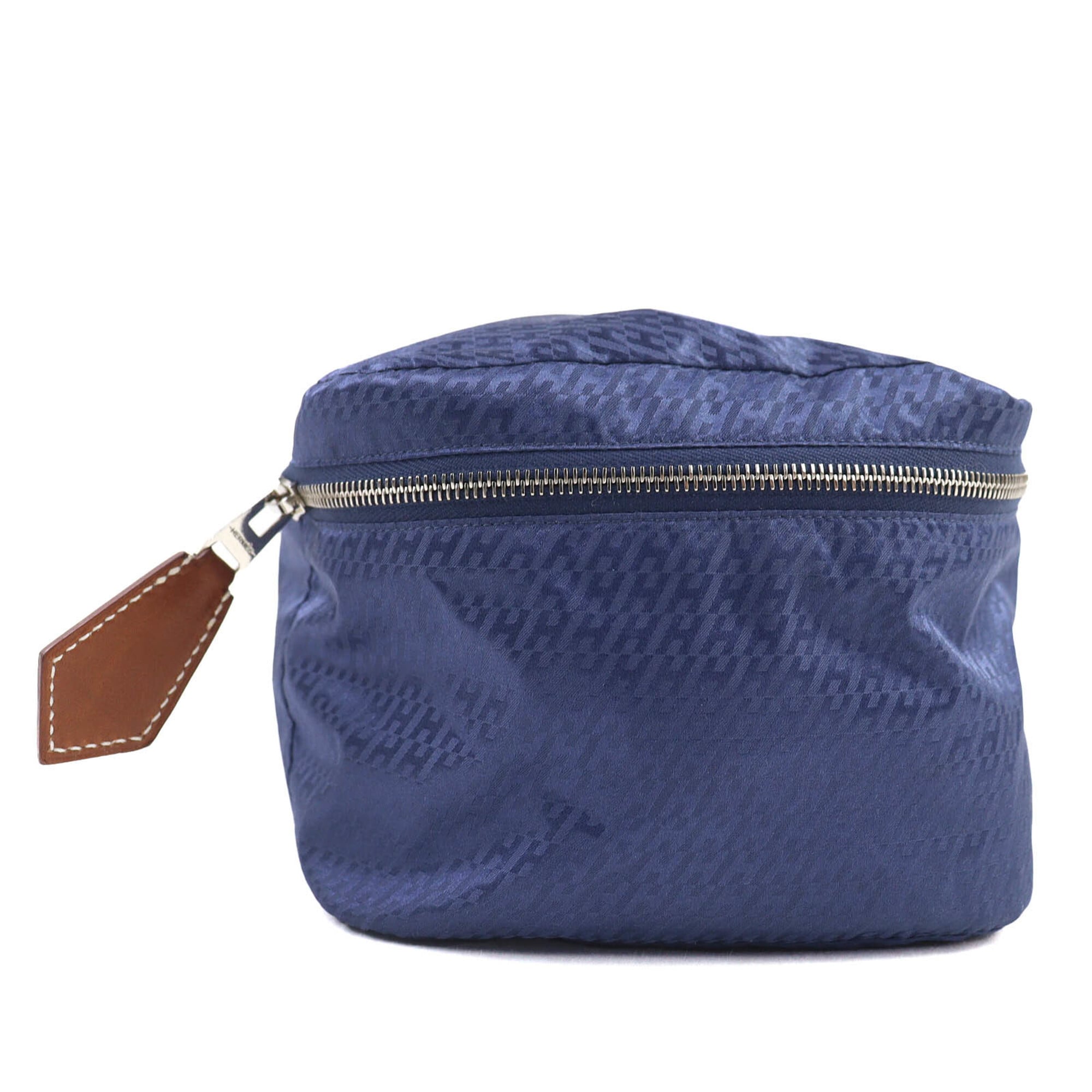 Hermes Blue Silk 100% Pouch (Pre-Owned)