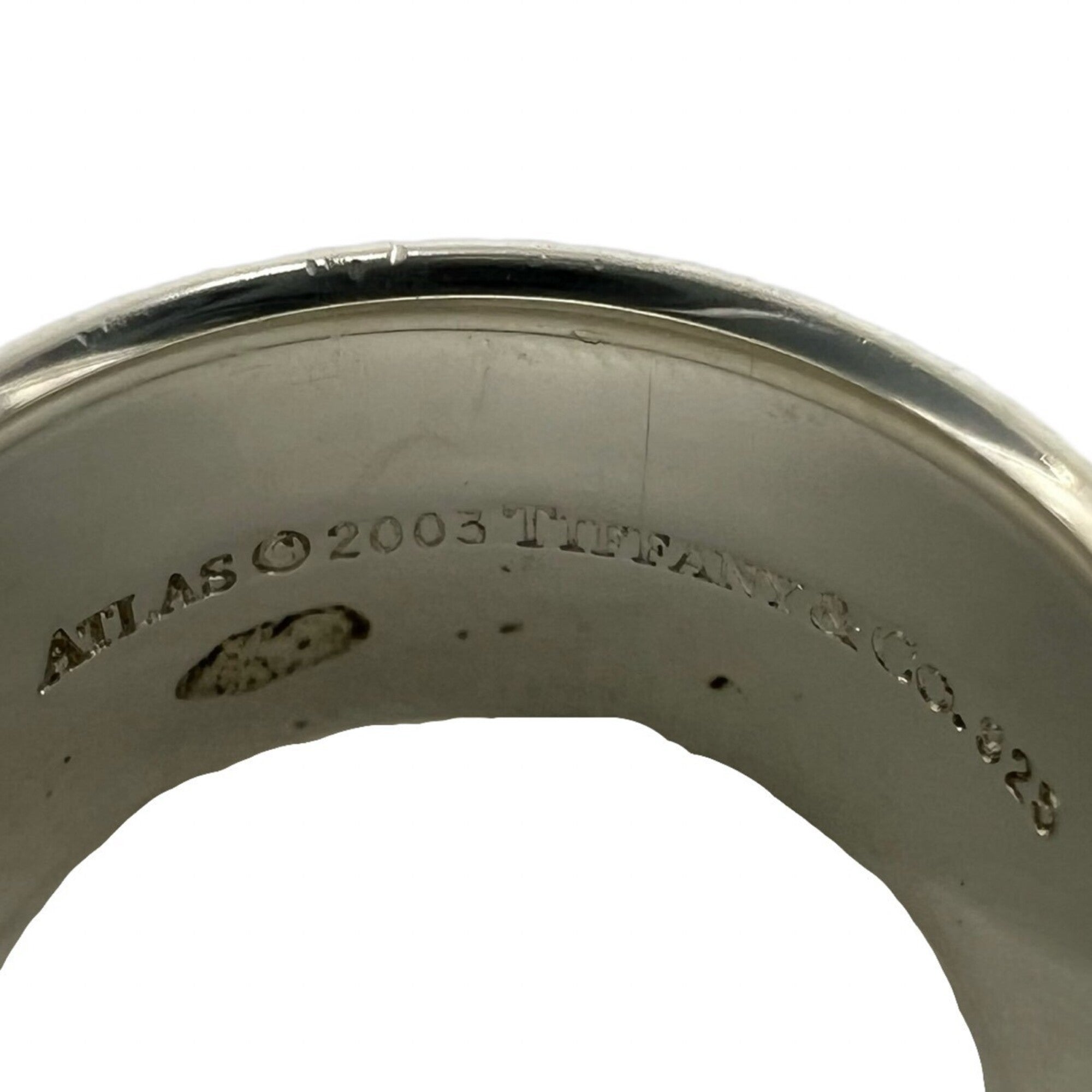 Tiffany Silver Silver 925 Band Ring (Pre-Owned)