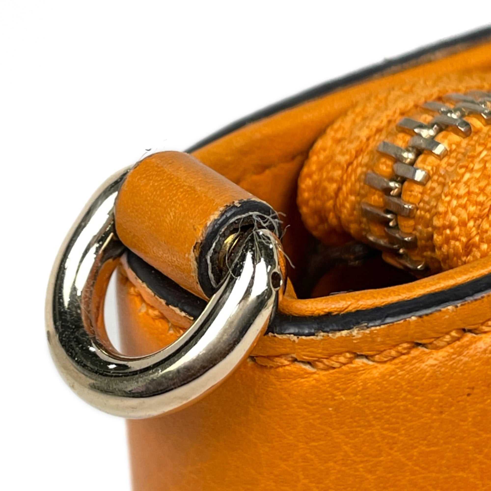 Gucci Soho Orange Leather Handbag (Pre-Owned)
