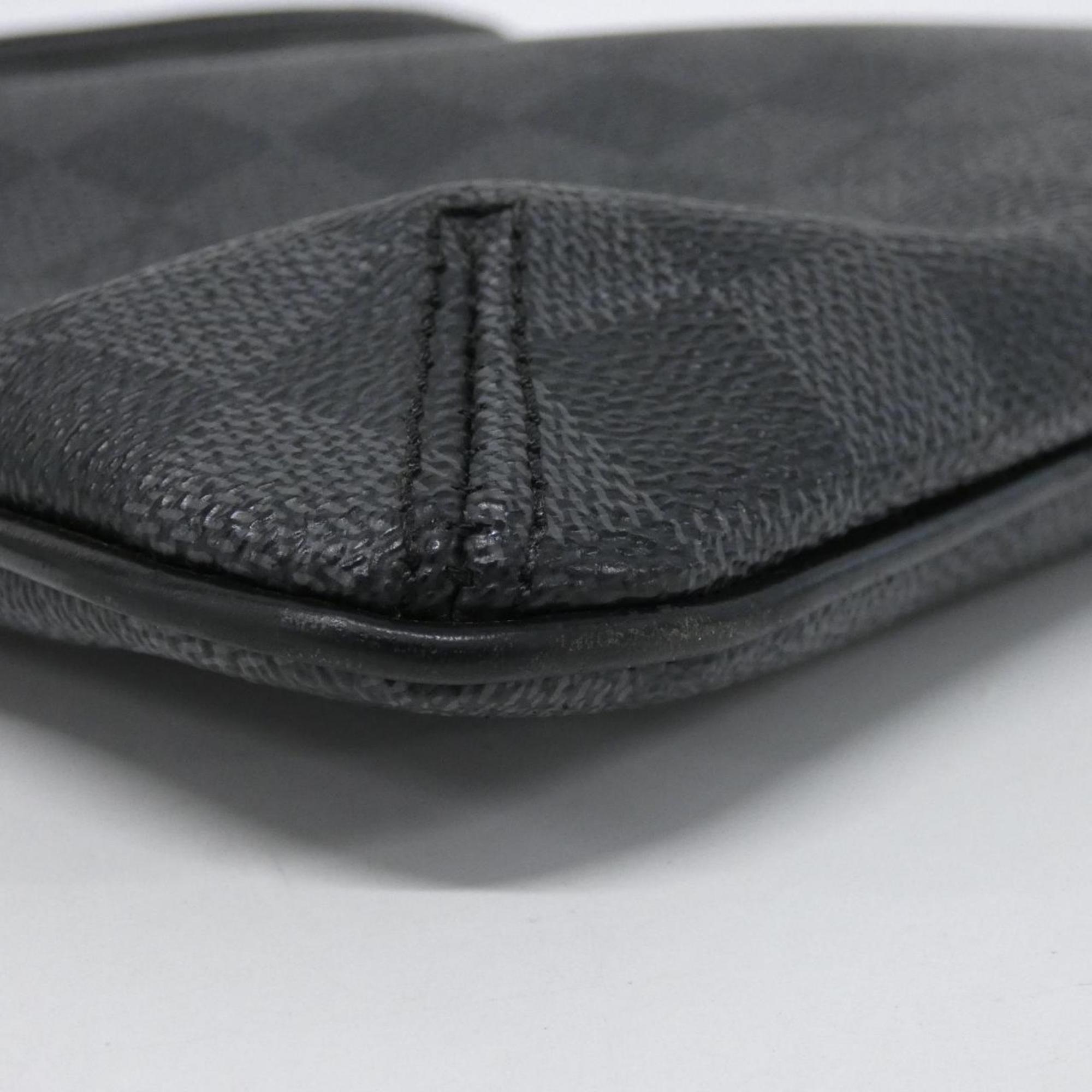 Louis Vuitton Damier Graphite Gray Damier Graphite Shoulder Bag (Pre-Owned)