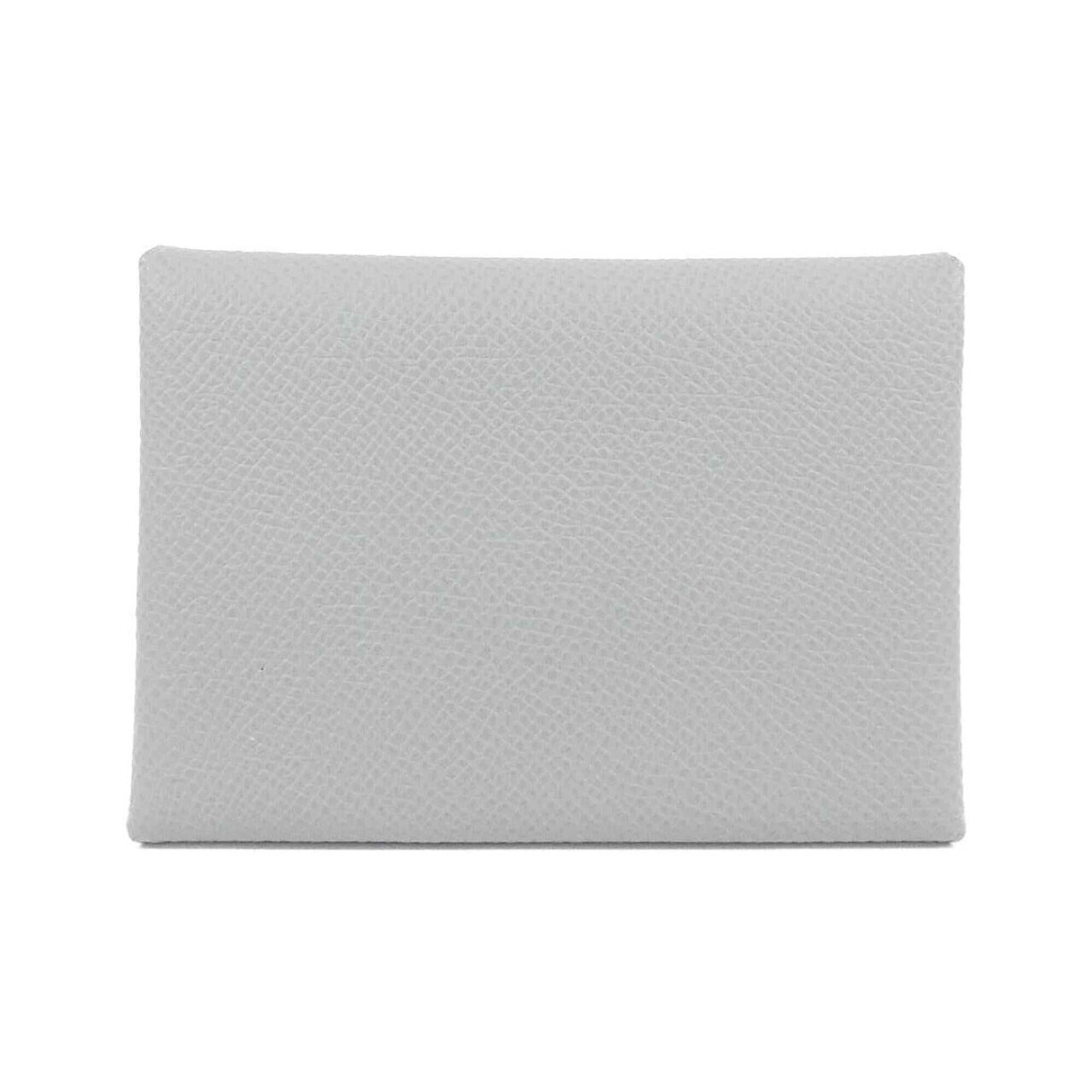 Hermes Blue Epsom Leather Coin Purse/Coin Case (Pre-Owned)