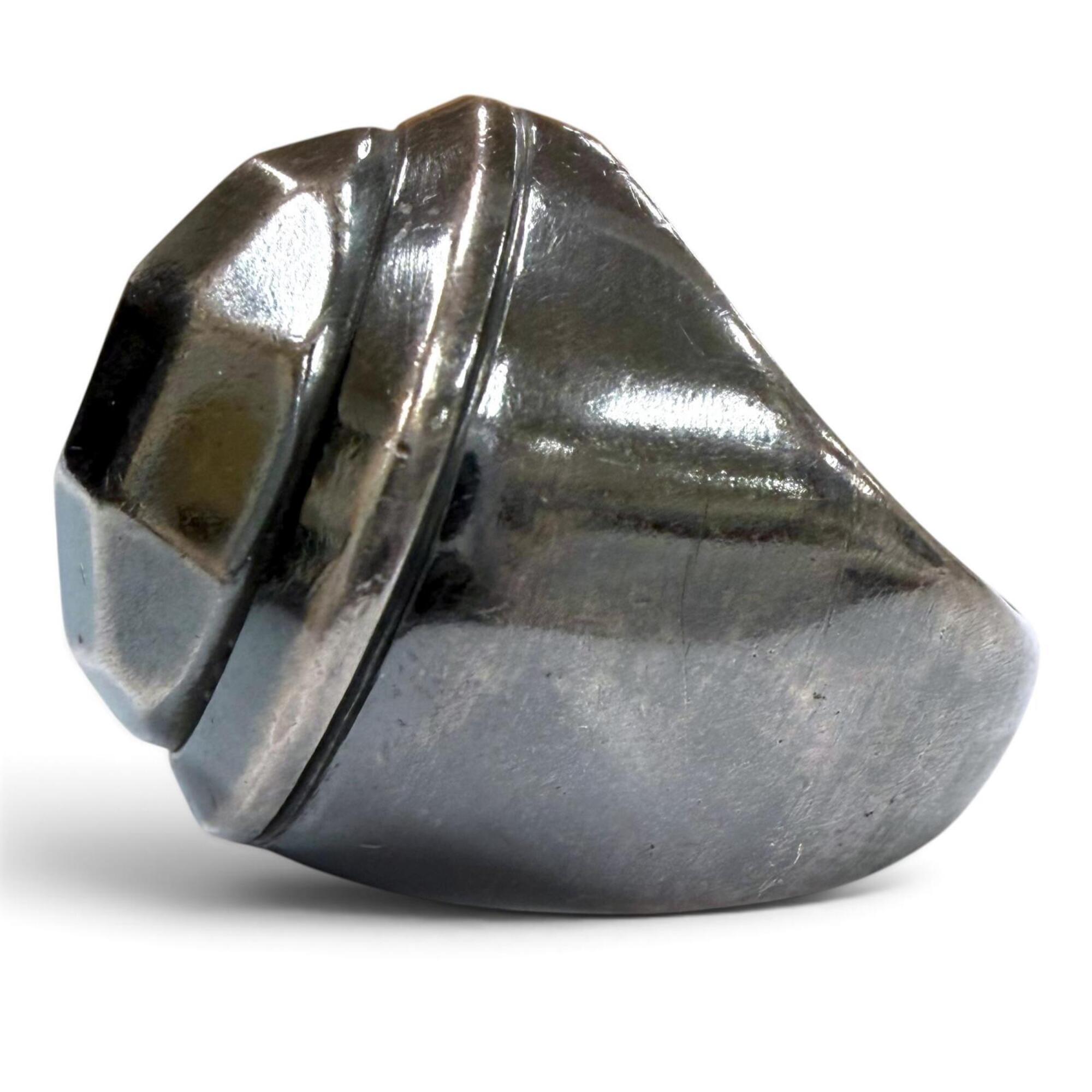 Bottega Veneta Silver Silver 925 Band Ring (Pre-Owned)