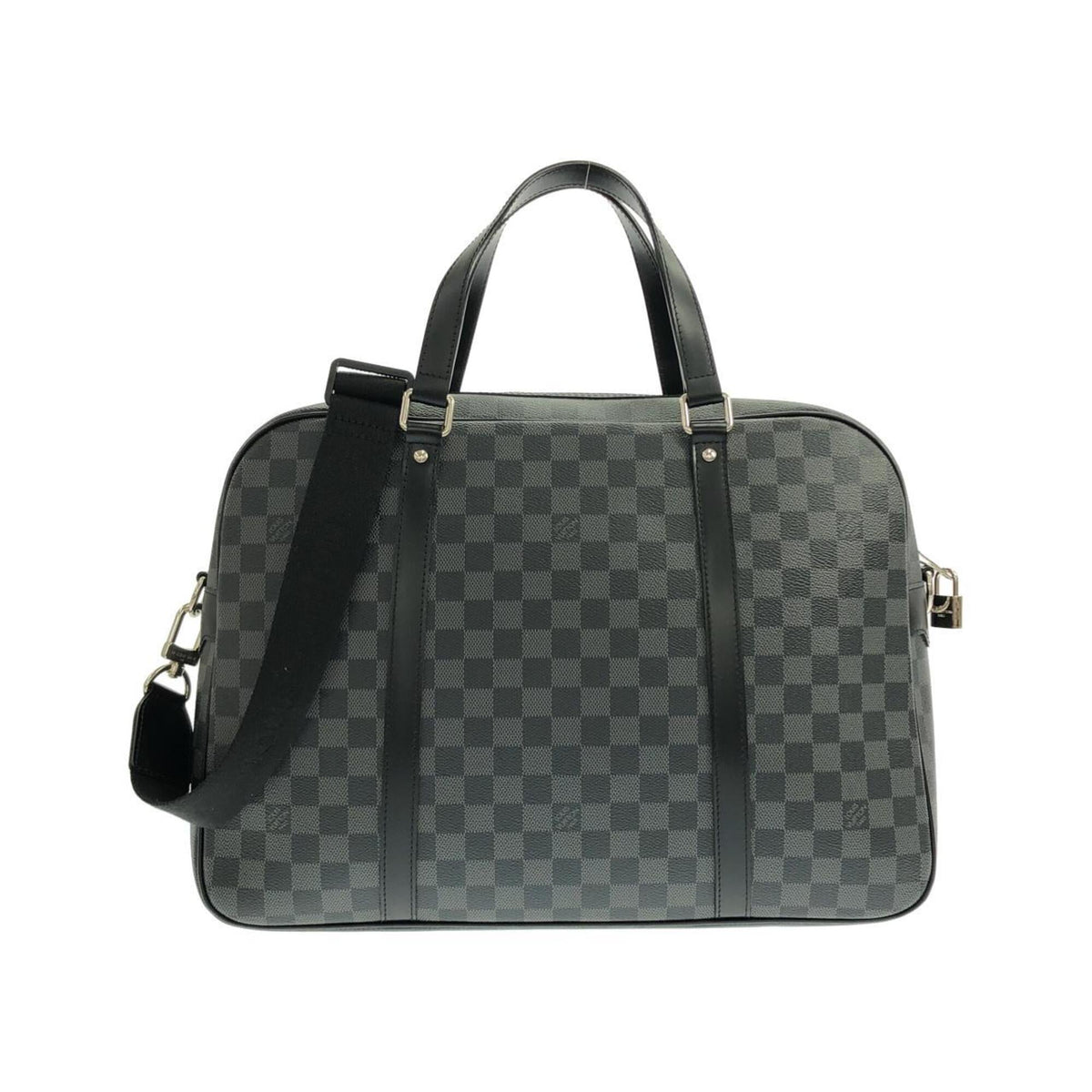 Louis Vuitton Graphite Coated Canvas Handbag (Pre-Owned)