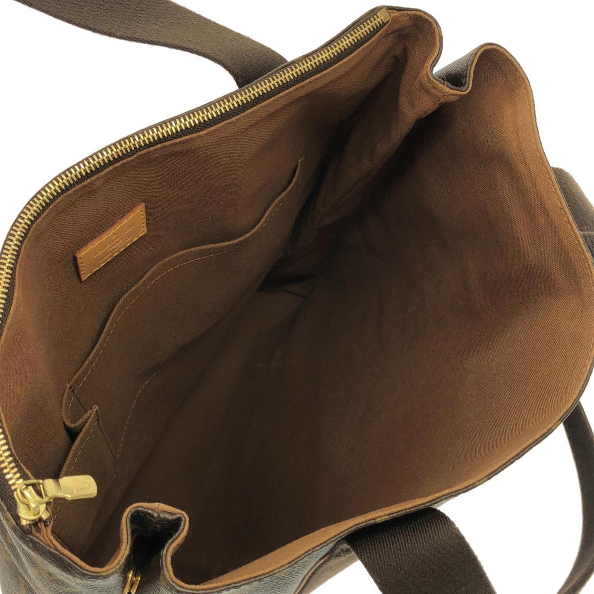 Louis Vuitton Marron Coated Canvas Handbag (Pre-Owned)