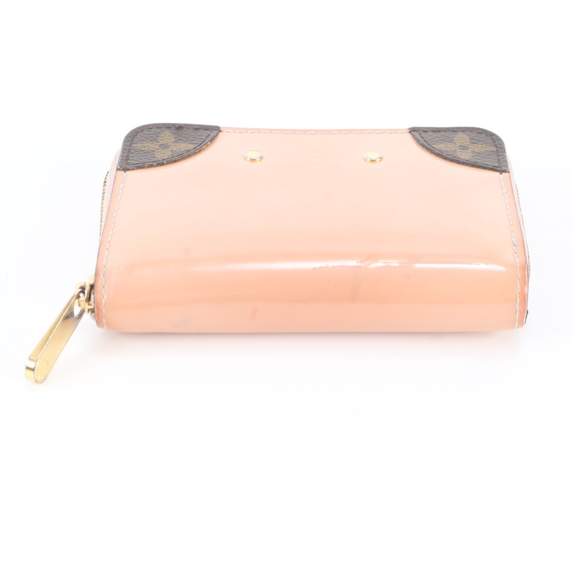 Louis Vuitton Rose Ballerine Leather Coated Canvas Coin Purse/Coin Case (Pre-Owned)