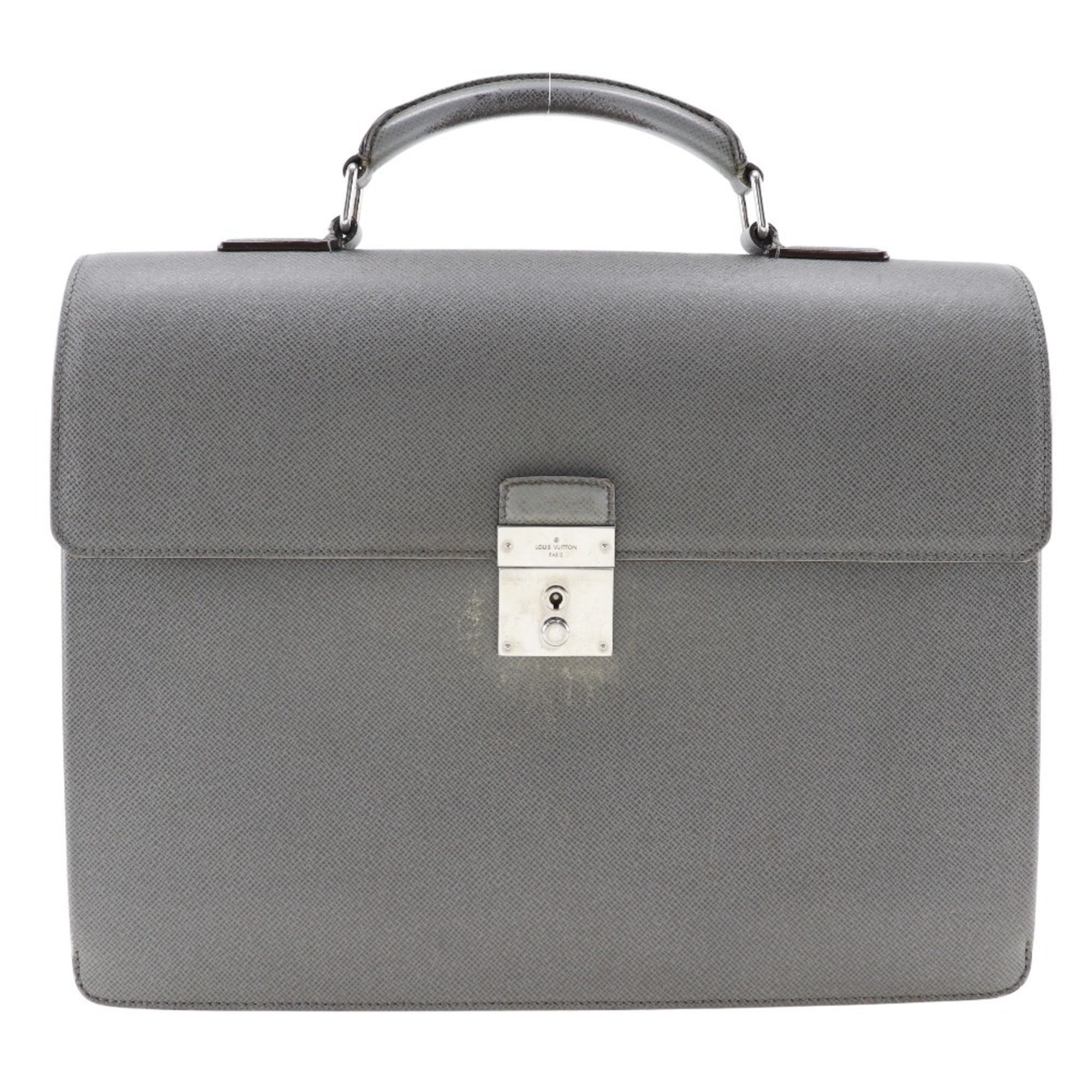 Louis Vuitton Glacier Gray Taiga Leather Briefcase (Pre-Owned)