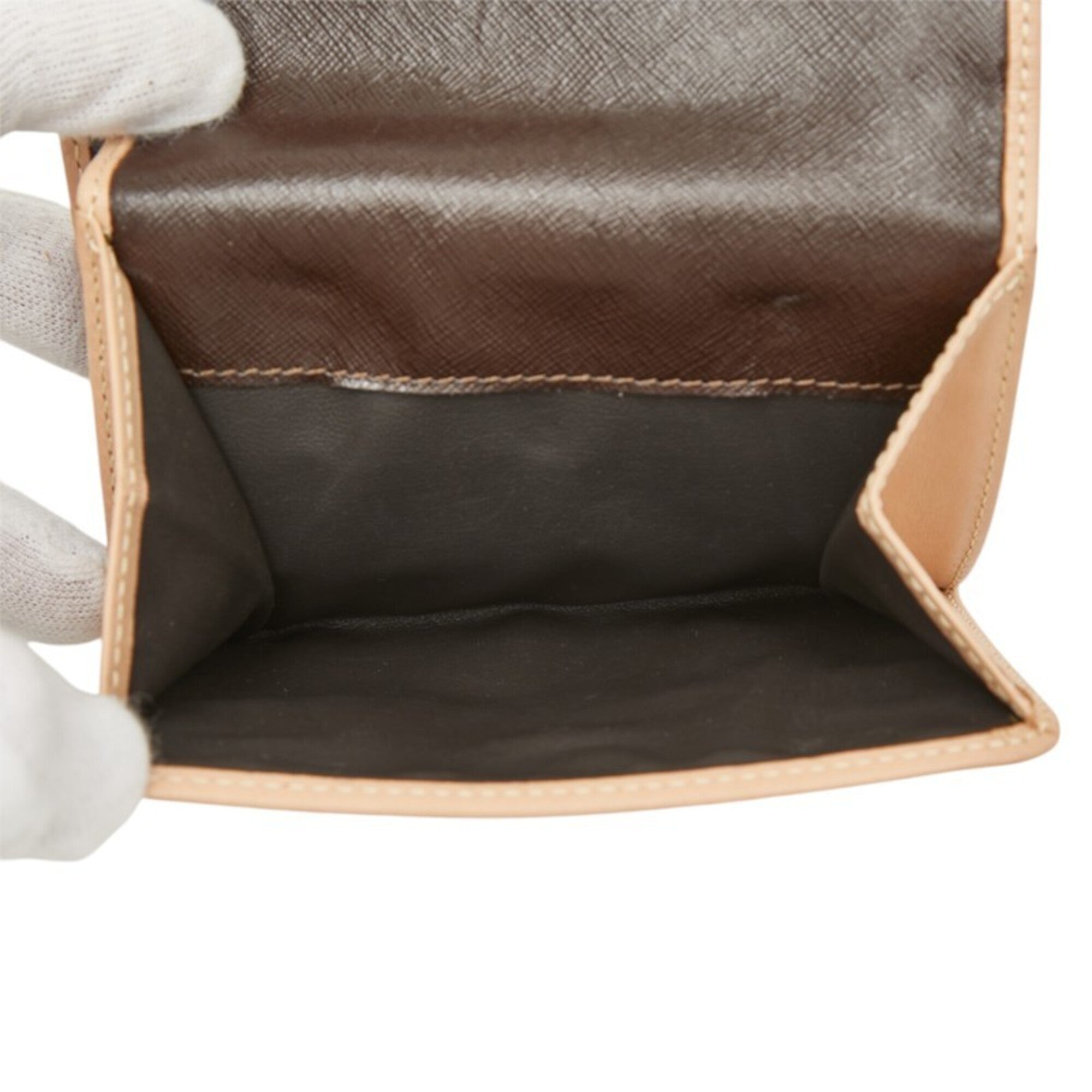 Celine Brown Pvc Leather Wallet (Bi-Fold) (Pre-Owned)