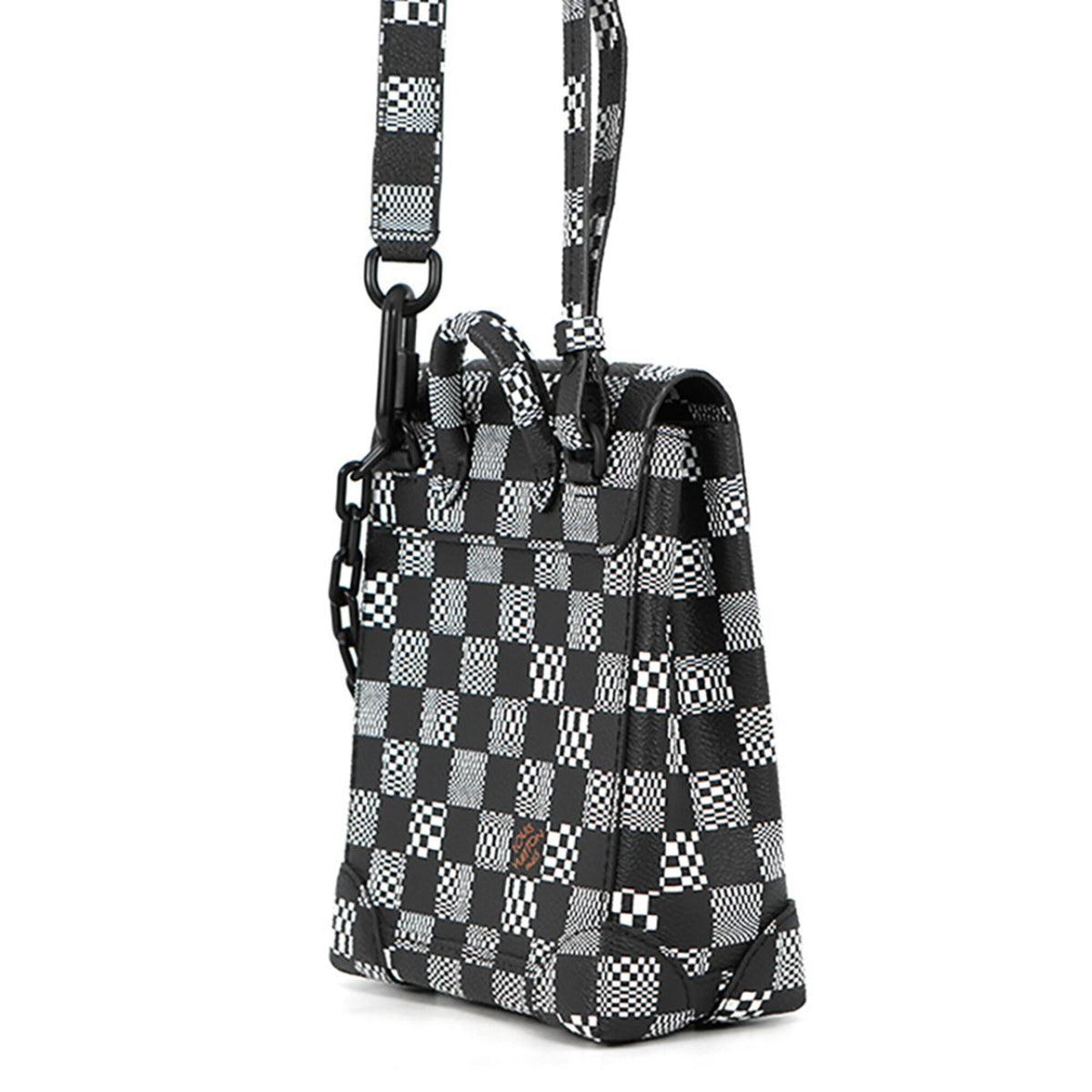 Louis Vuitton Black Blanc Noir Handbag Shoulder Bag (Pre-Owned)