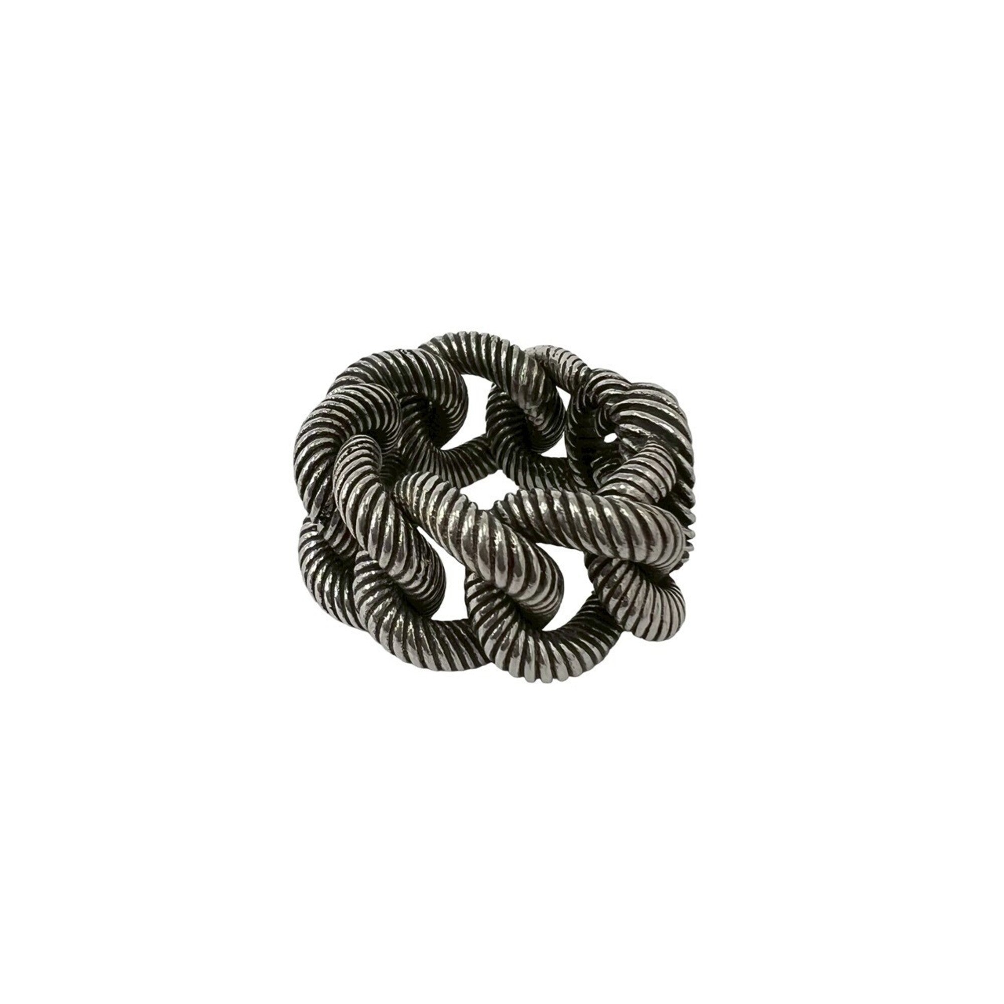 Gucci Silver Silver 925 Band Ring (Pre-Owned)