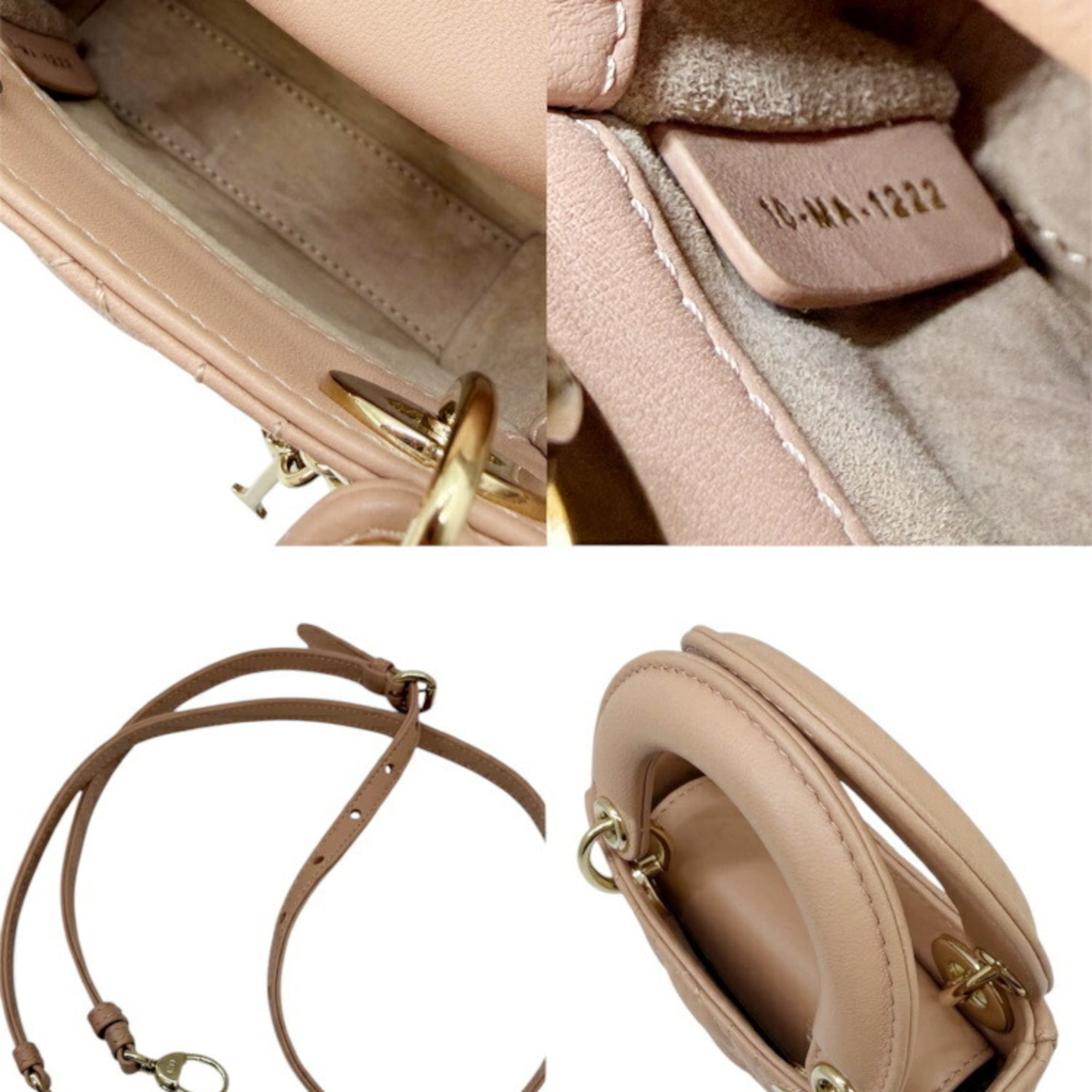 Christian Dior Pink Leather Shoulder Bag (Pre-Owned)