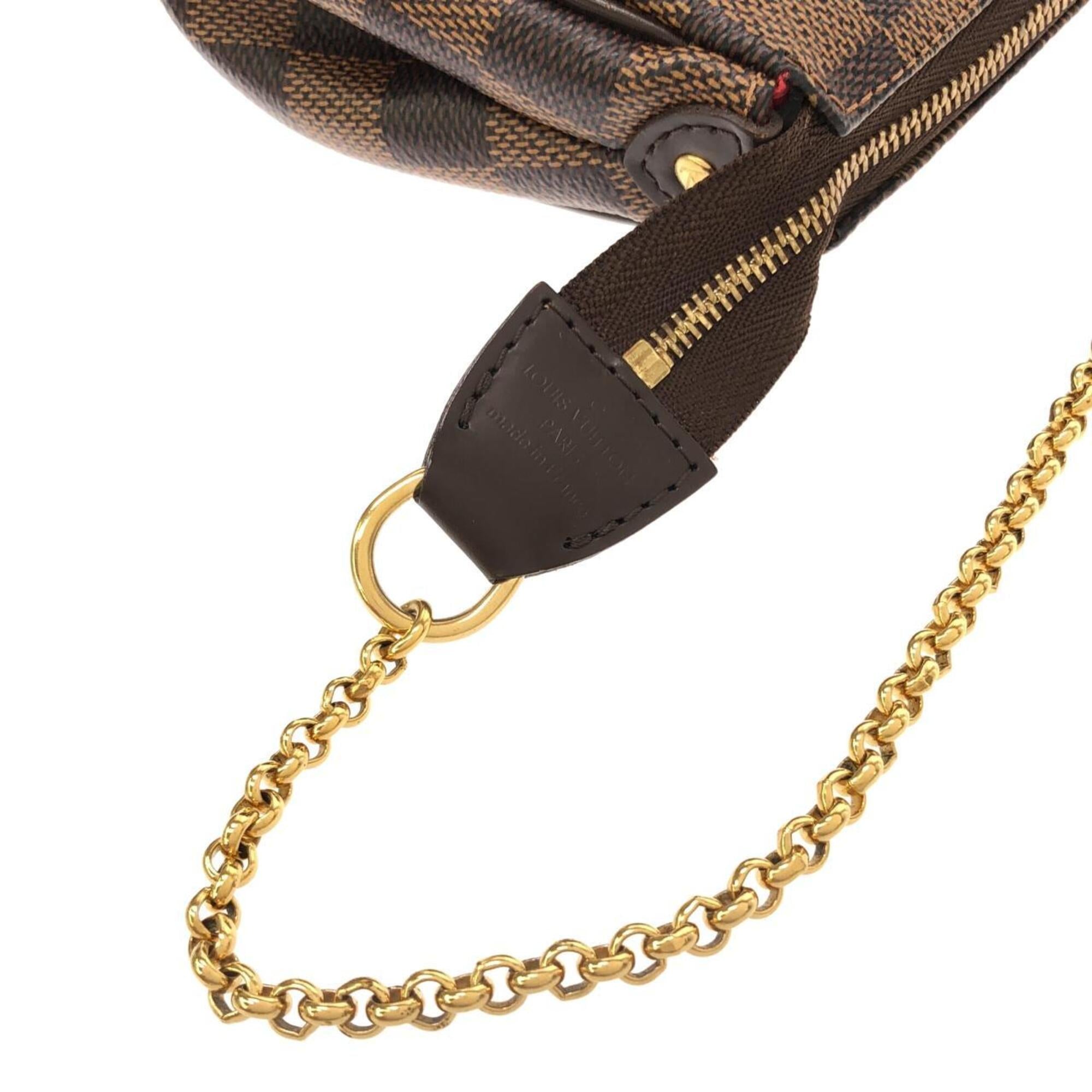 Louis Vuitton Ebene Coated Canvas Shoulder Bag (Pre-Owned)