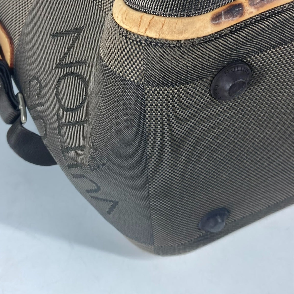 Louis Vuitton Khaki Canvas Boston Bag (Pre-Owned)