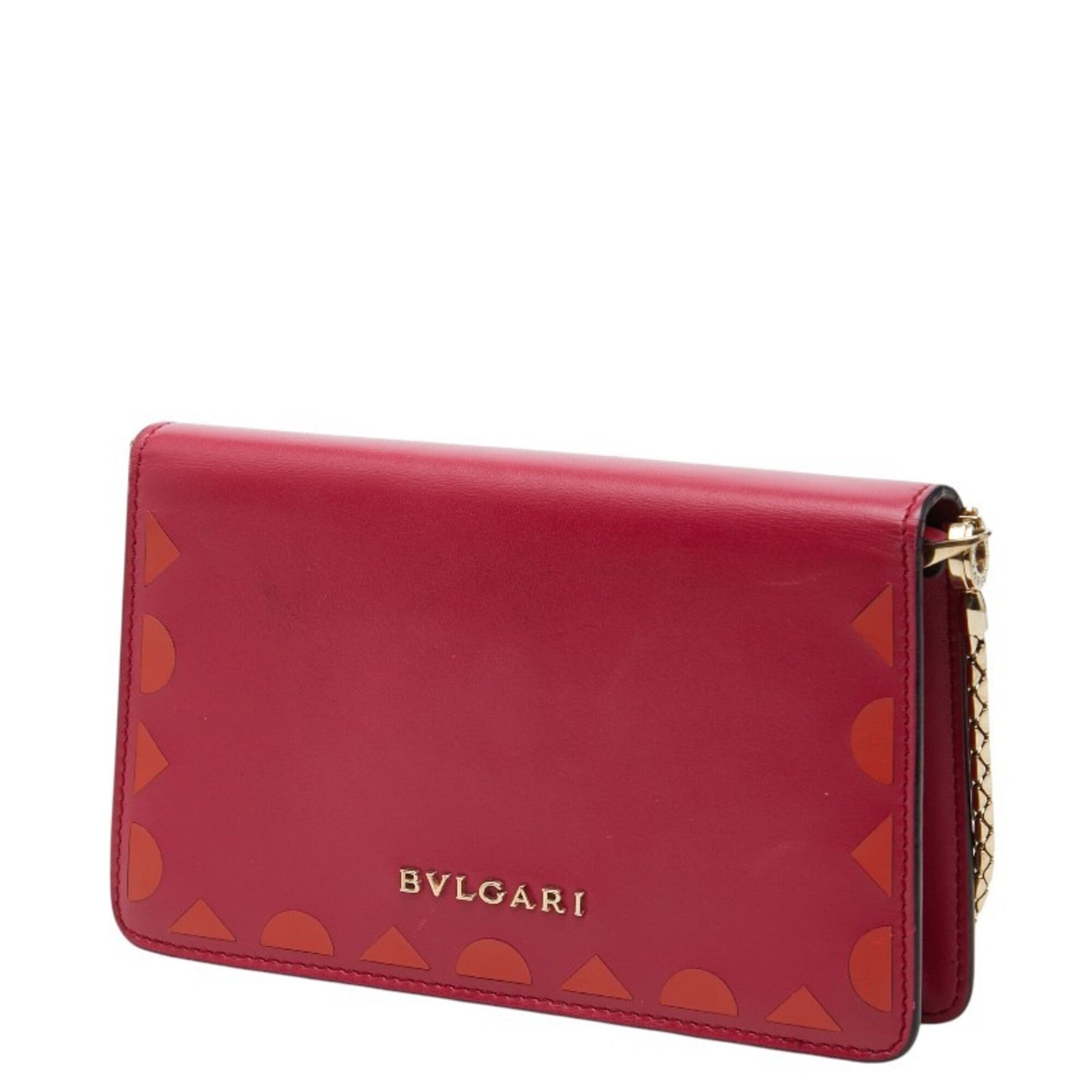 Bvlgari Pink Leather Handbag (Pre-Owned)
