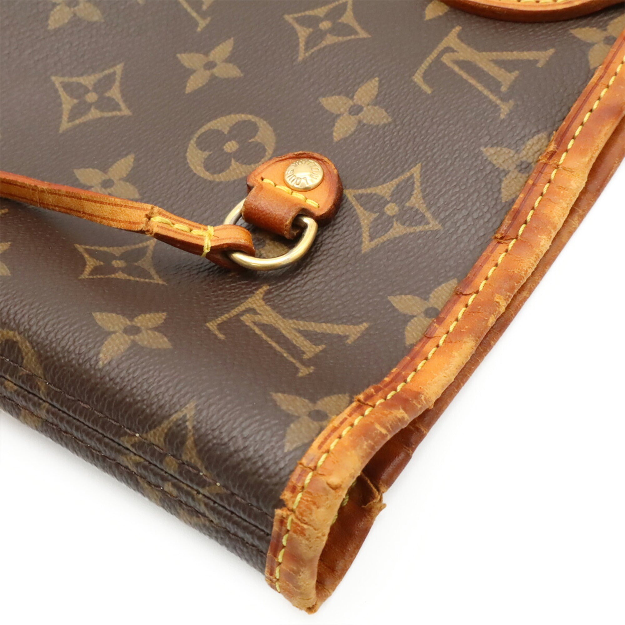 Louis Vuitton Brown Monogram Canvas Pvc Coated Canvas Shoulder Bag Tote Bag (Pre-Owned)