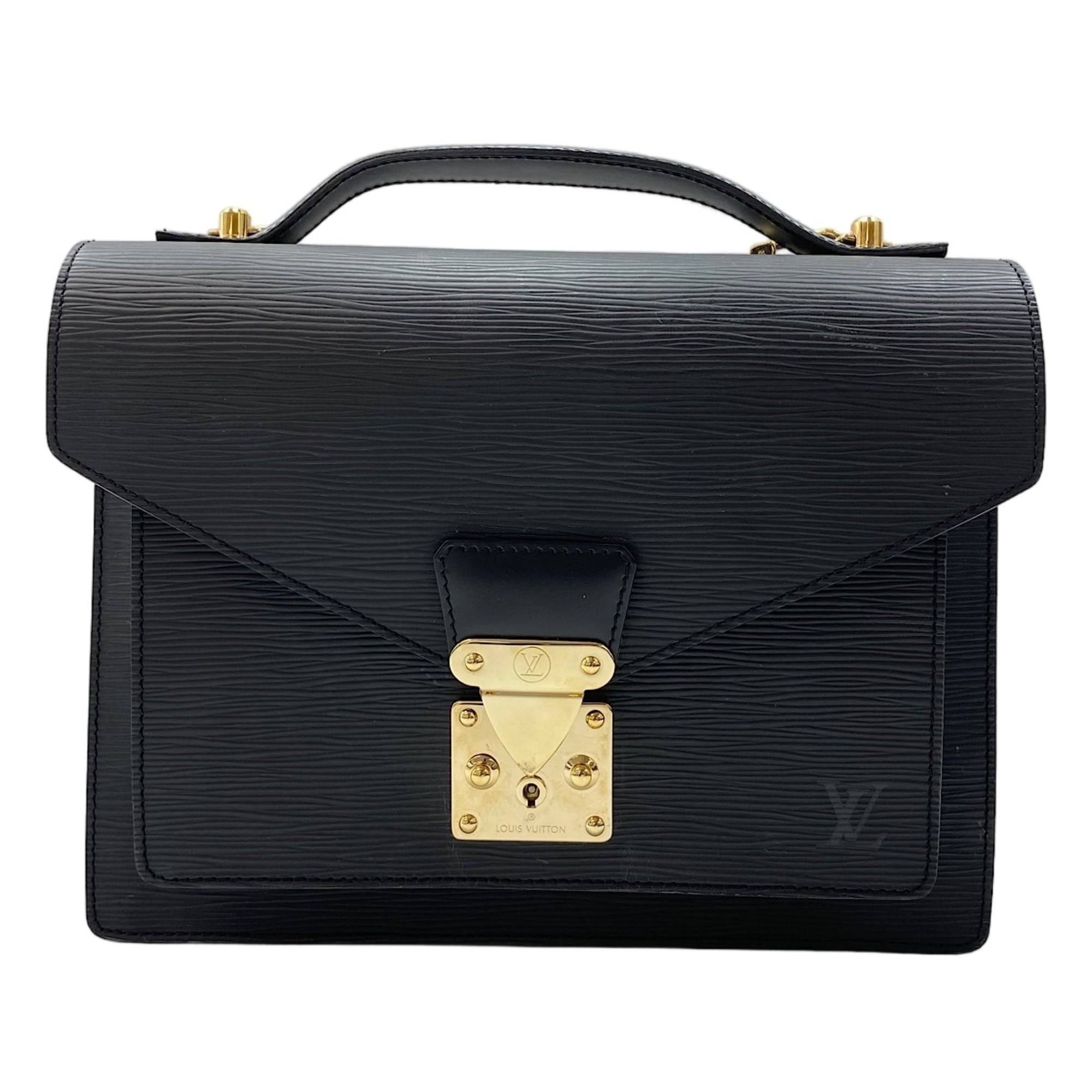 Louis Vuitton Black Handbag (Pre-Owned)