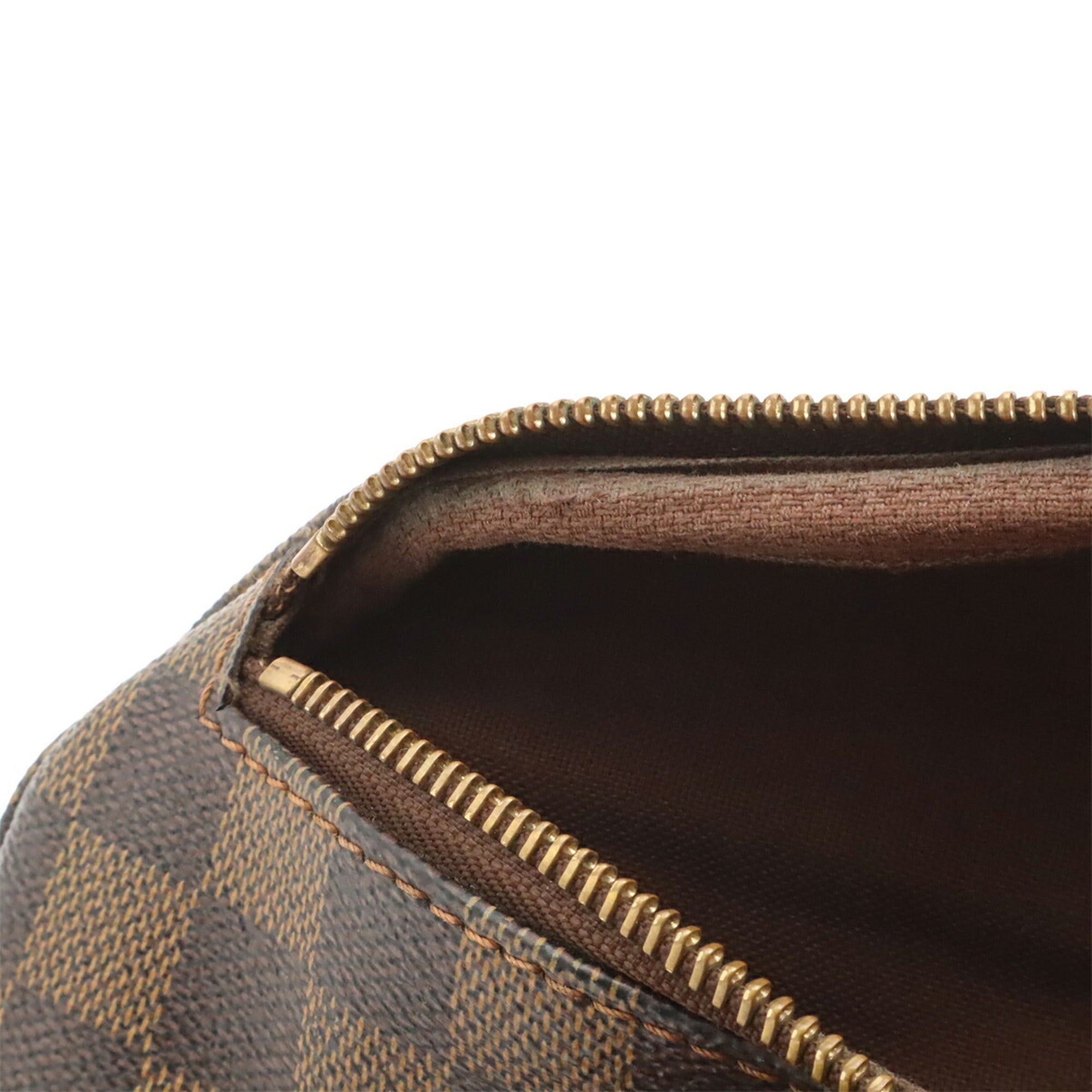 Louis Vuitton Brown Damier Canvas White Damier Canvas Fanny Pack Pouch (Pre-Owned)