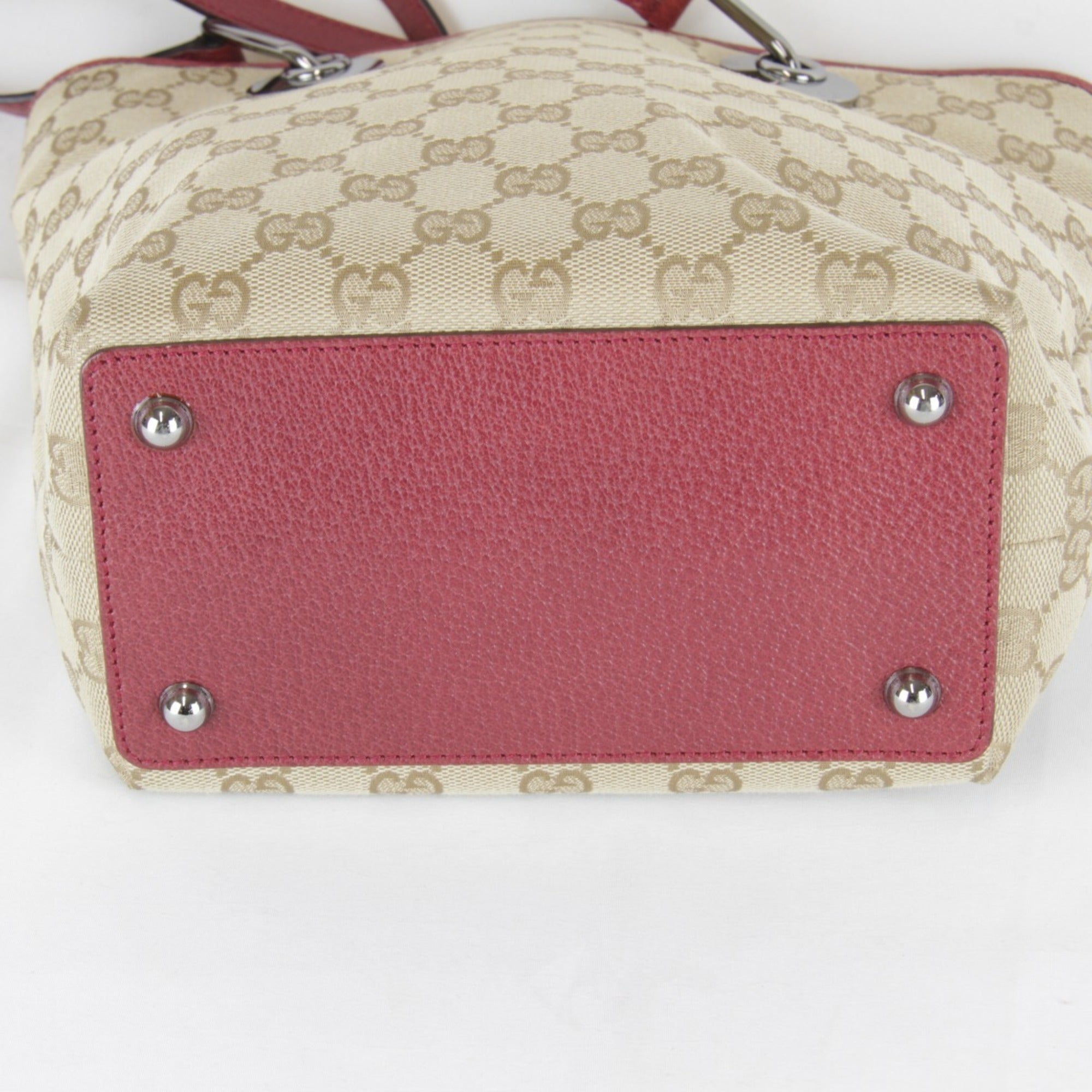 Gucci Beige Gg Canvas Tote Bag (Pre-Owned)