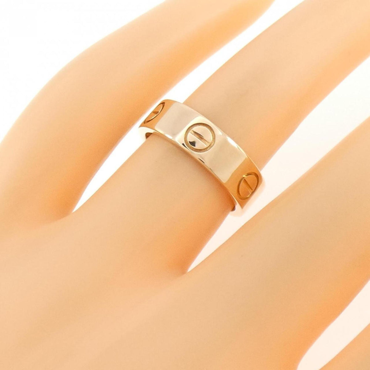 Cartier Love Pink Gold (18K) Band Ring (Pre-Owned)