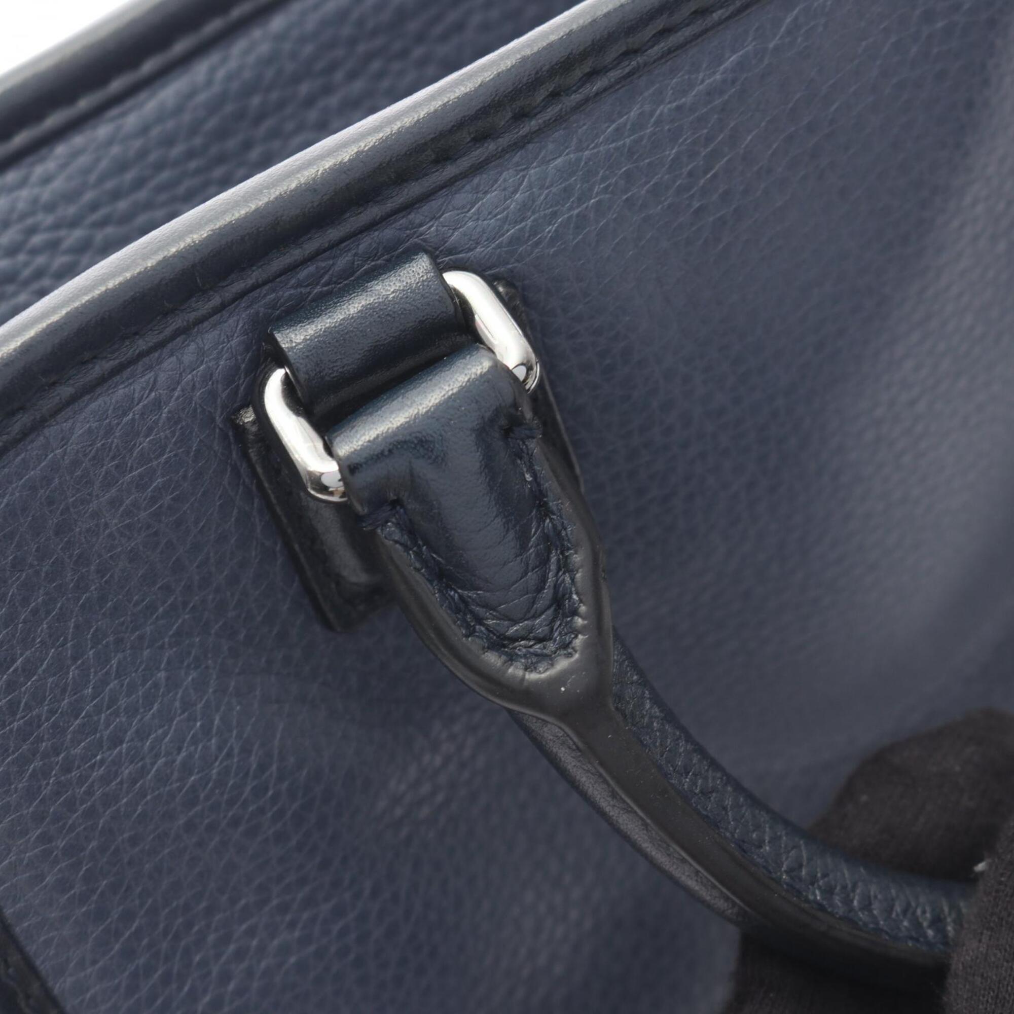 Loewe Blue Navy Leather Handbag (Pre-Owned)