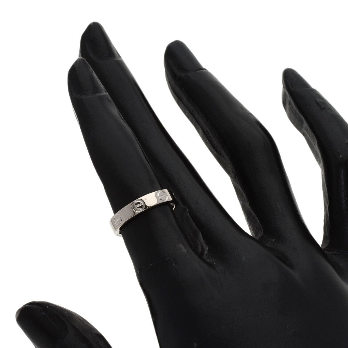 Cartier White Gold White Gold (18K) Band Ring (Pre-Owned)