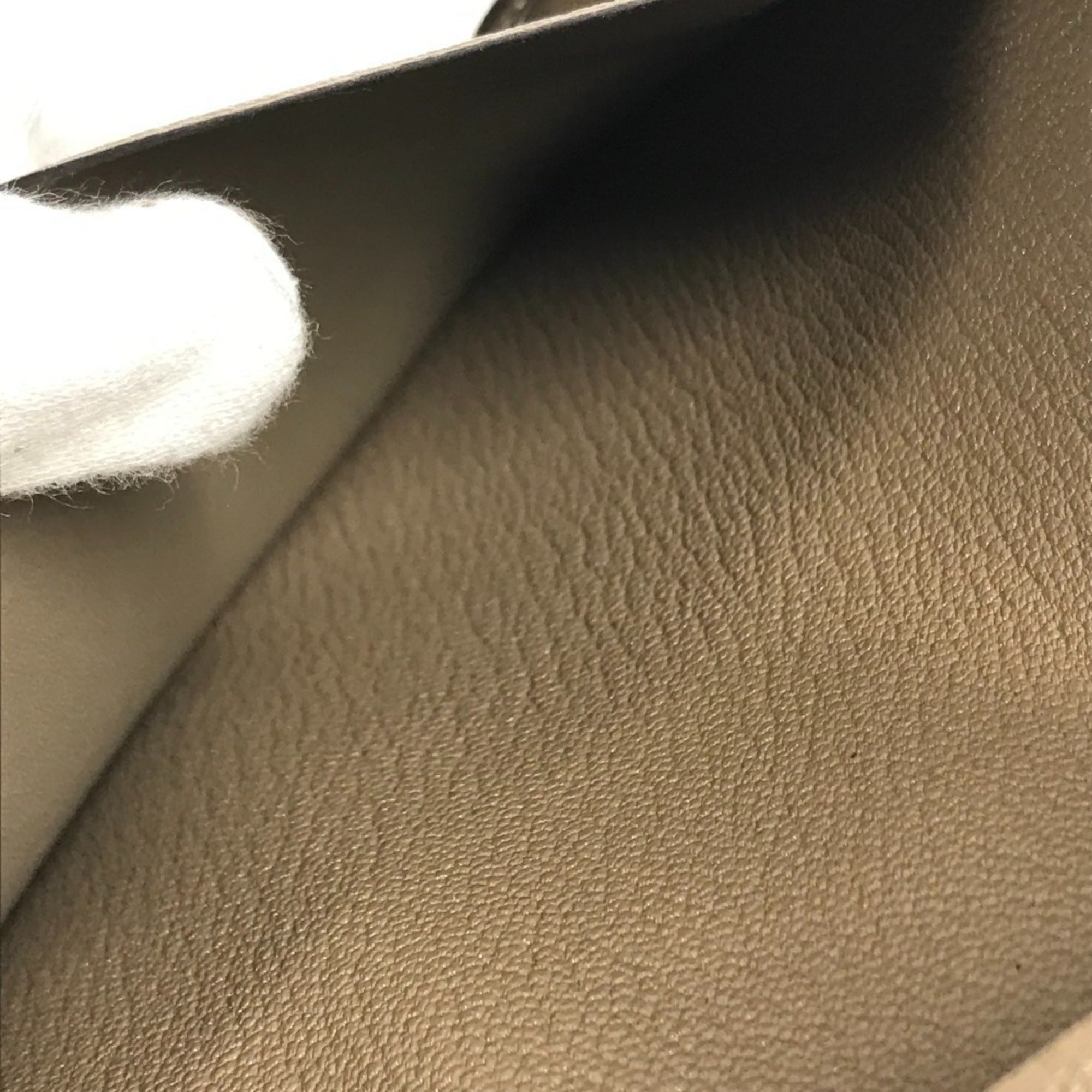 Hermes Etoupe Gray Gray Chevre Leather (Pre-Owned)